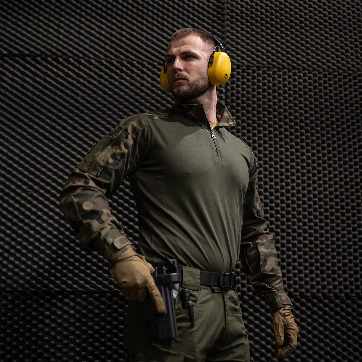 Mikina Texar Combat Shirt - wz.93 Pantera PL Woodland