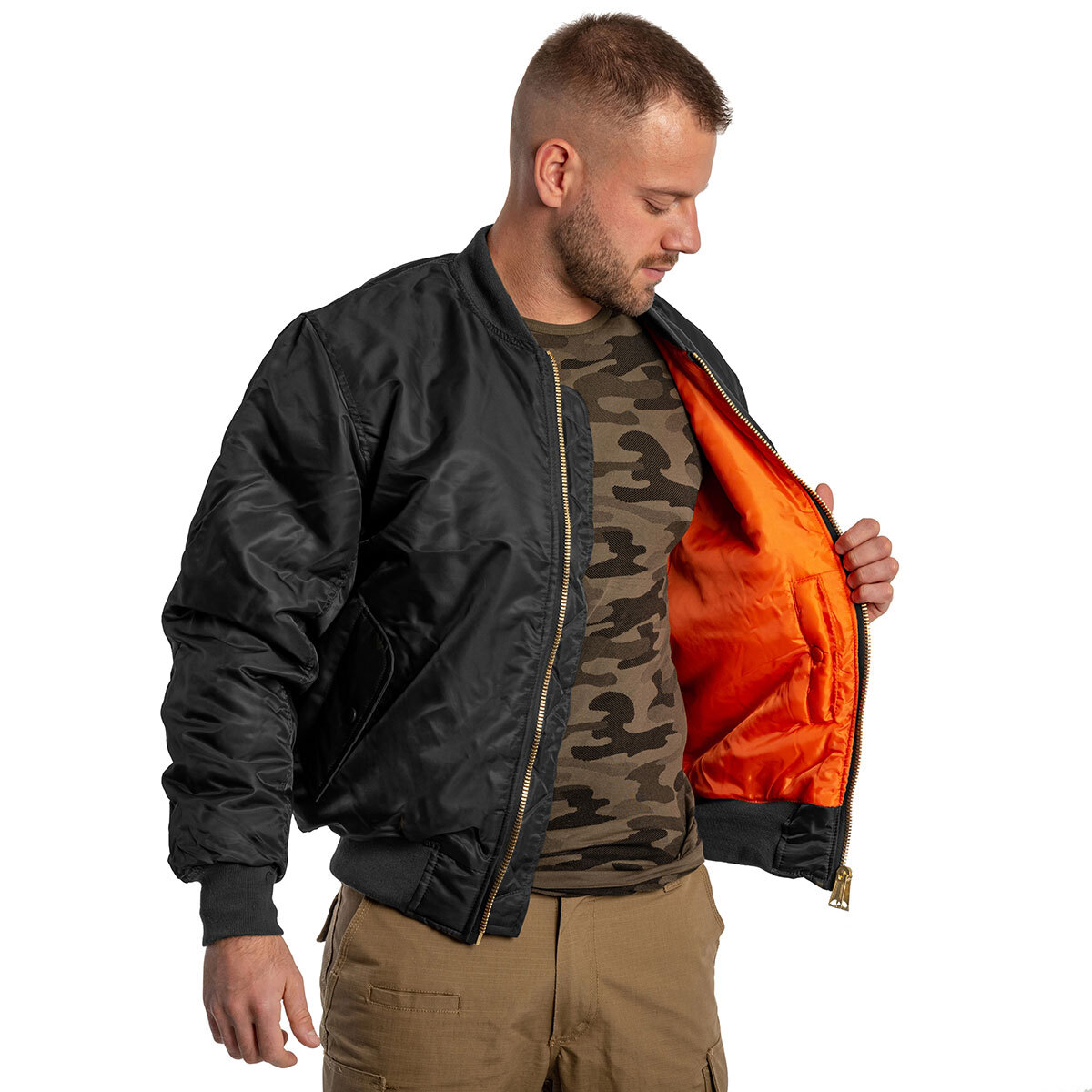 Bunda Texar MA-1 Flyers - Black