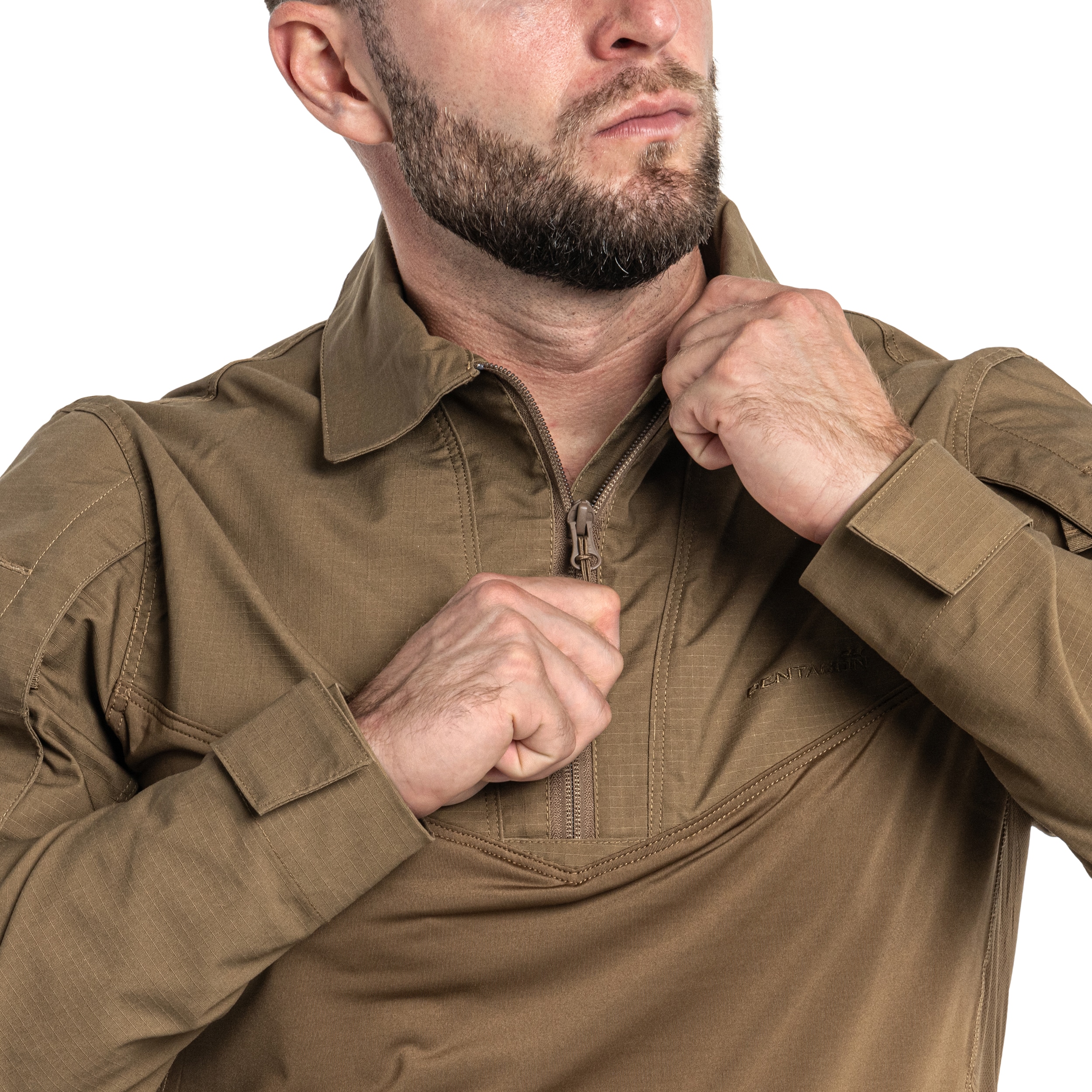 Mikina Pentagon Combat Shirt Ranger - Coyote