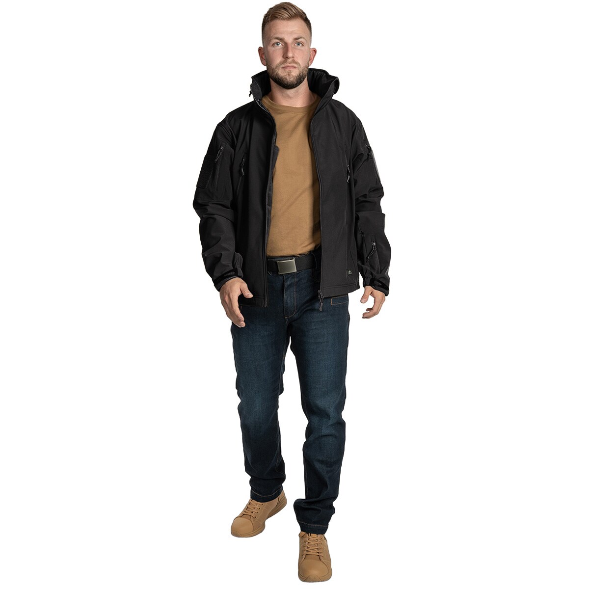 Bunda Helikon-Tex Gunfighter Softshell Shark Skin Windblocker - Ash Grey