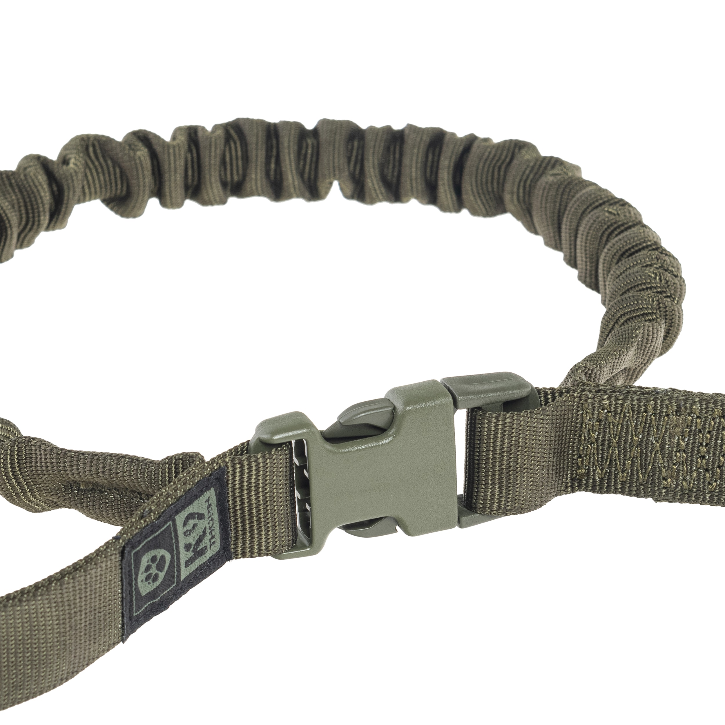 Vodítko K9 Thorn Frog Kong s tlumičem 150 cm - olivové