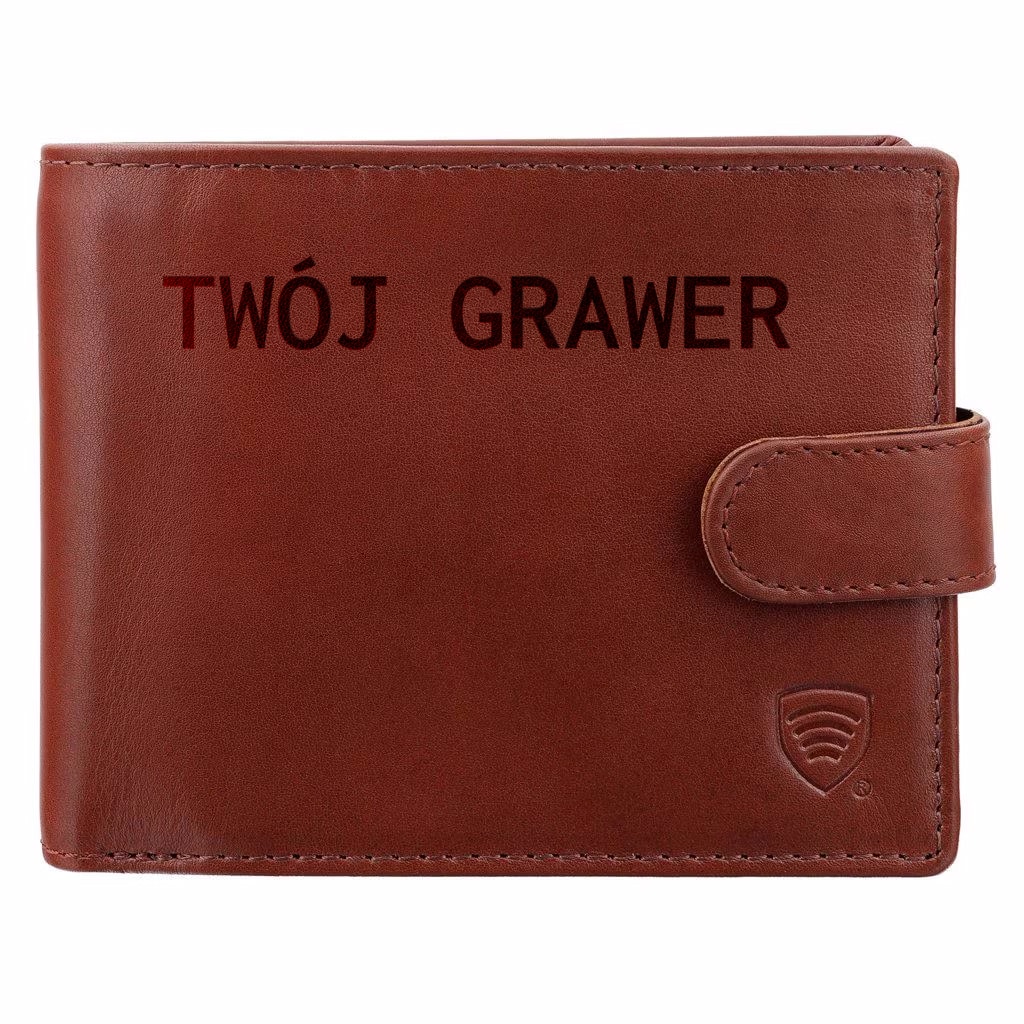 Kožená peněženka Koruma Smart RFID Block – Hnědá