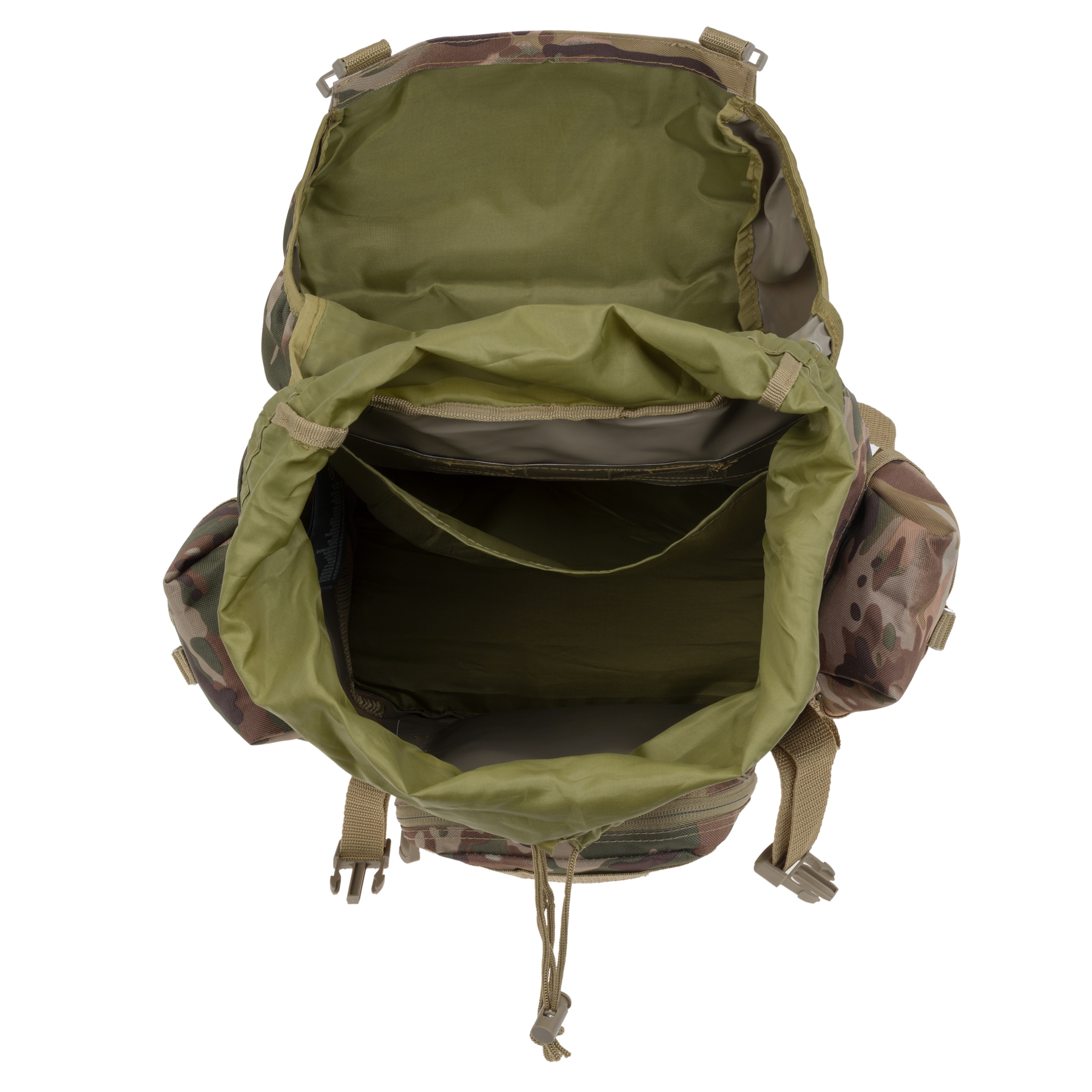 Batoh Brandit Kampfrucksack MOLLE 65 l – Arid MC Camo