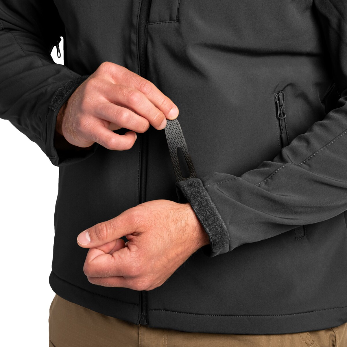 Bunda Highlander Outdoor Odin Softshell - Black