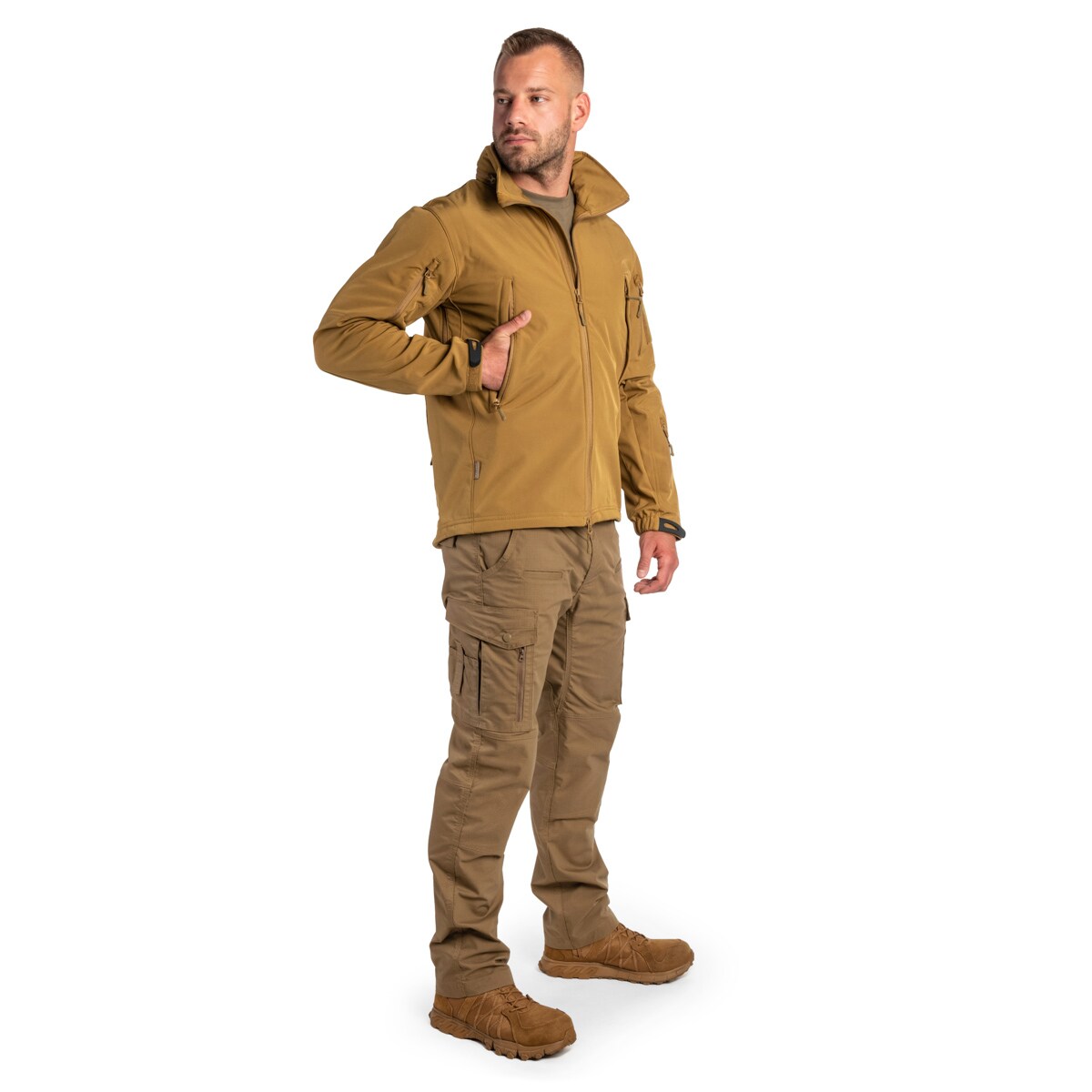 Bunda Highlander Forces Tactical Softshell - Tan