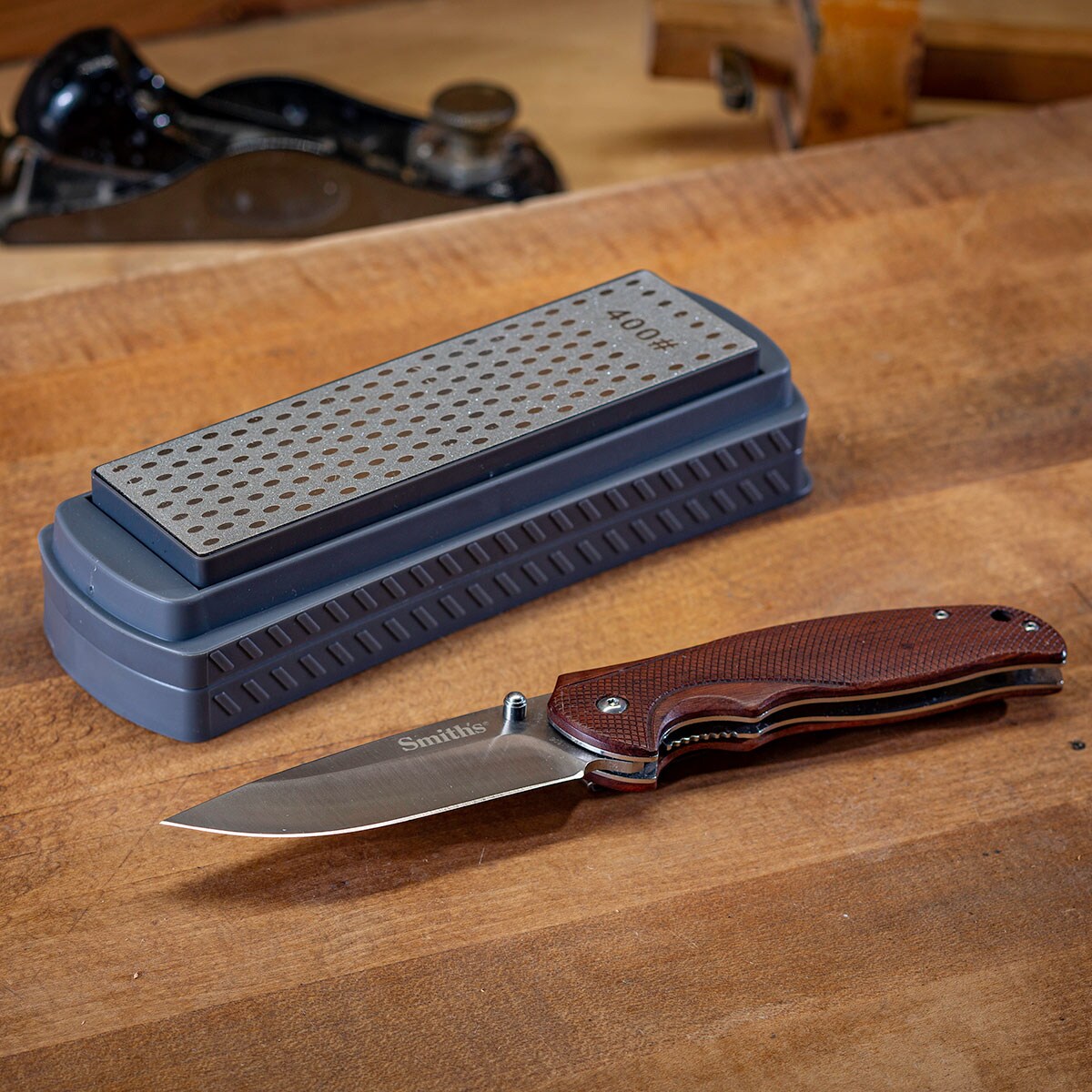 Brusný kámen Smith's 6„ Dual Grit Fine Diamond Stone