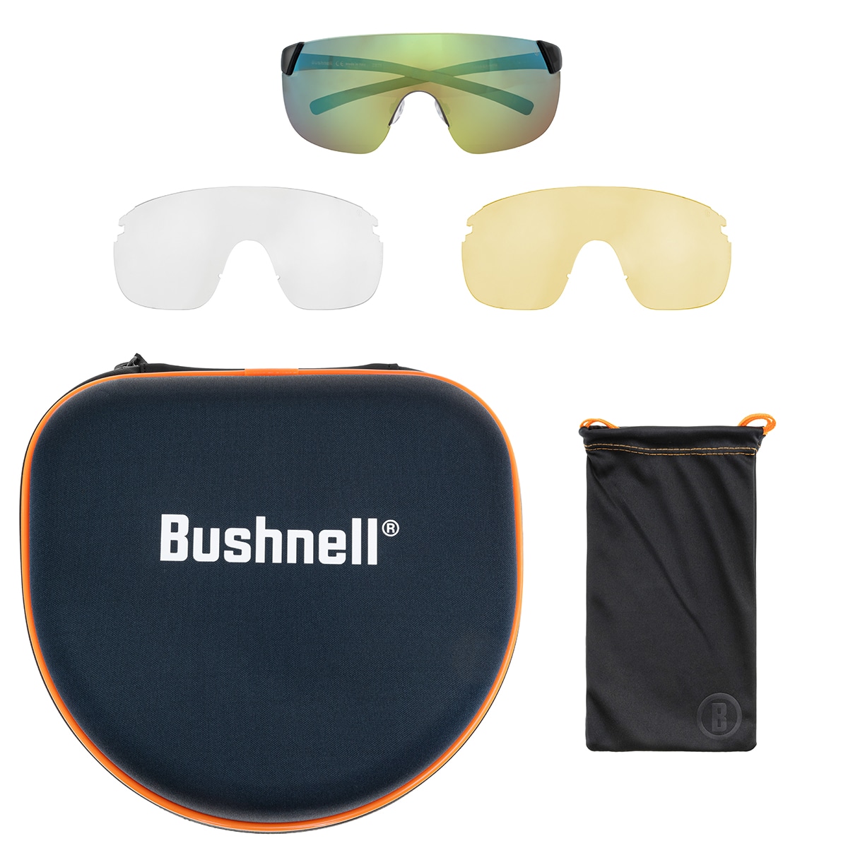 Sluneční brýle Bushnell Harrier Mini – Yellow/Photochromic/Brown-Green Mirror