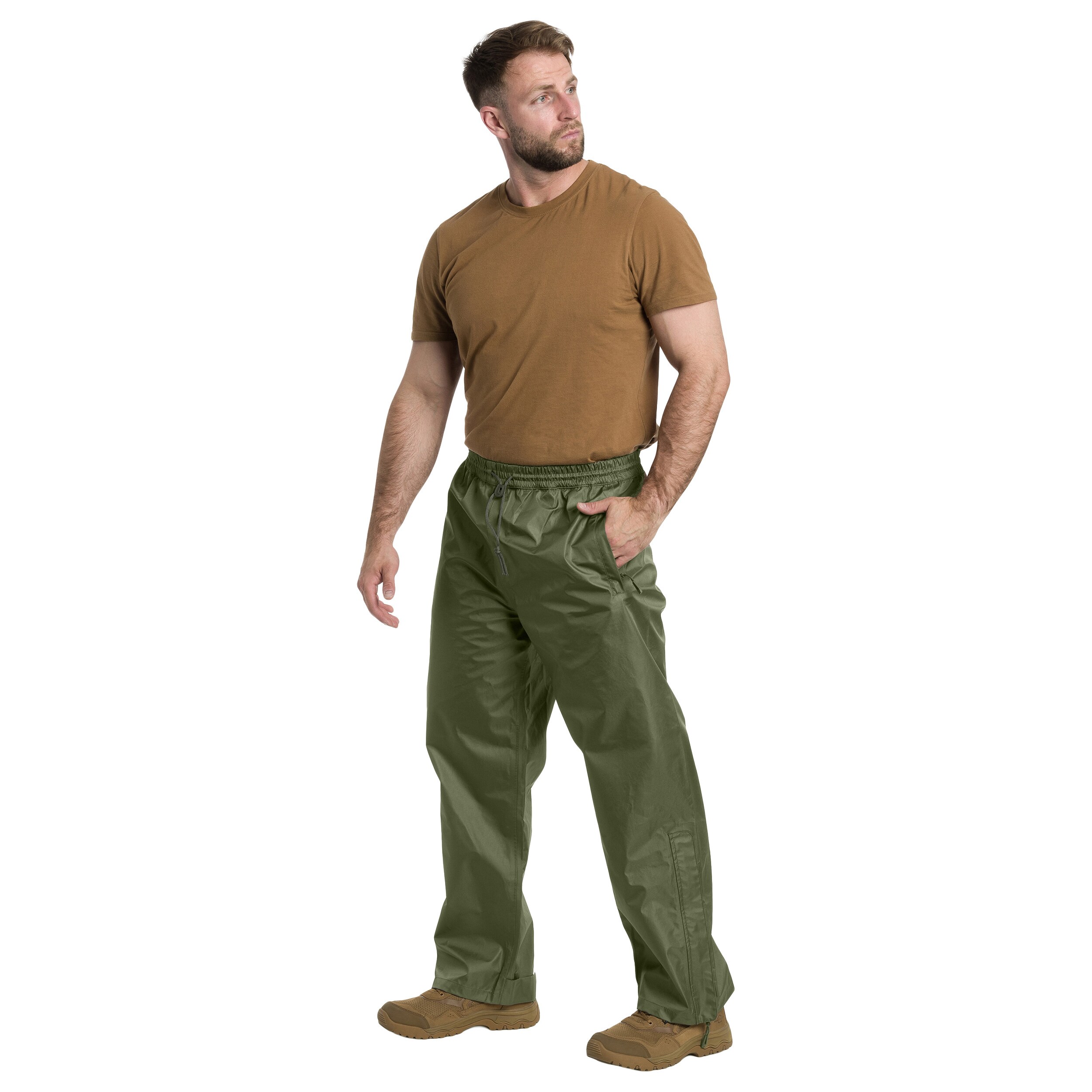 Kalhoty Highlander Forces Tempest Waterproof Trousers – Olive