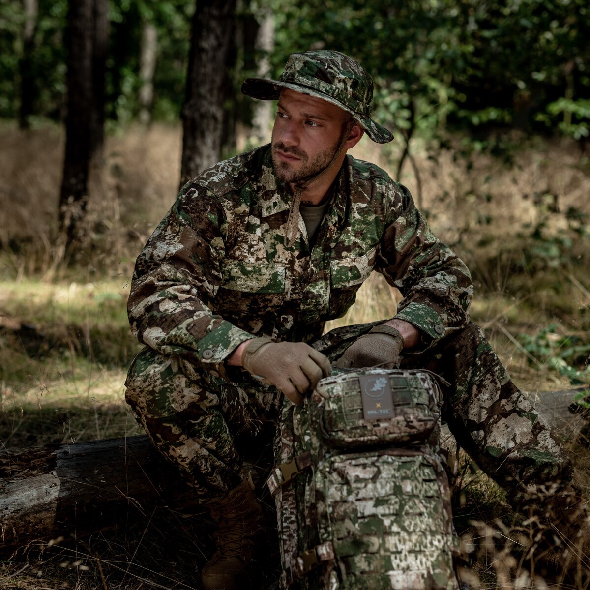 Klobouk Mil-Tec Cotton Rip-Stop - Phantomleaf WASP I Z2