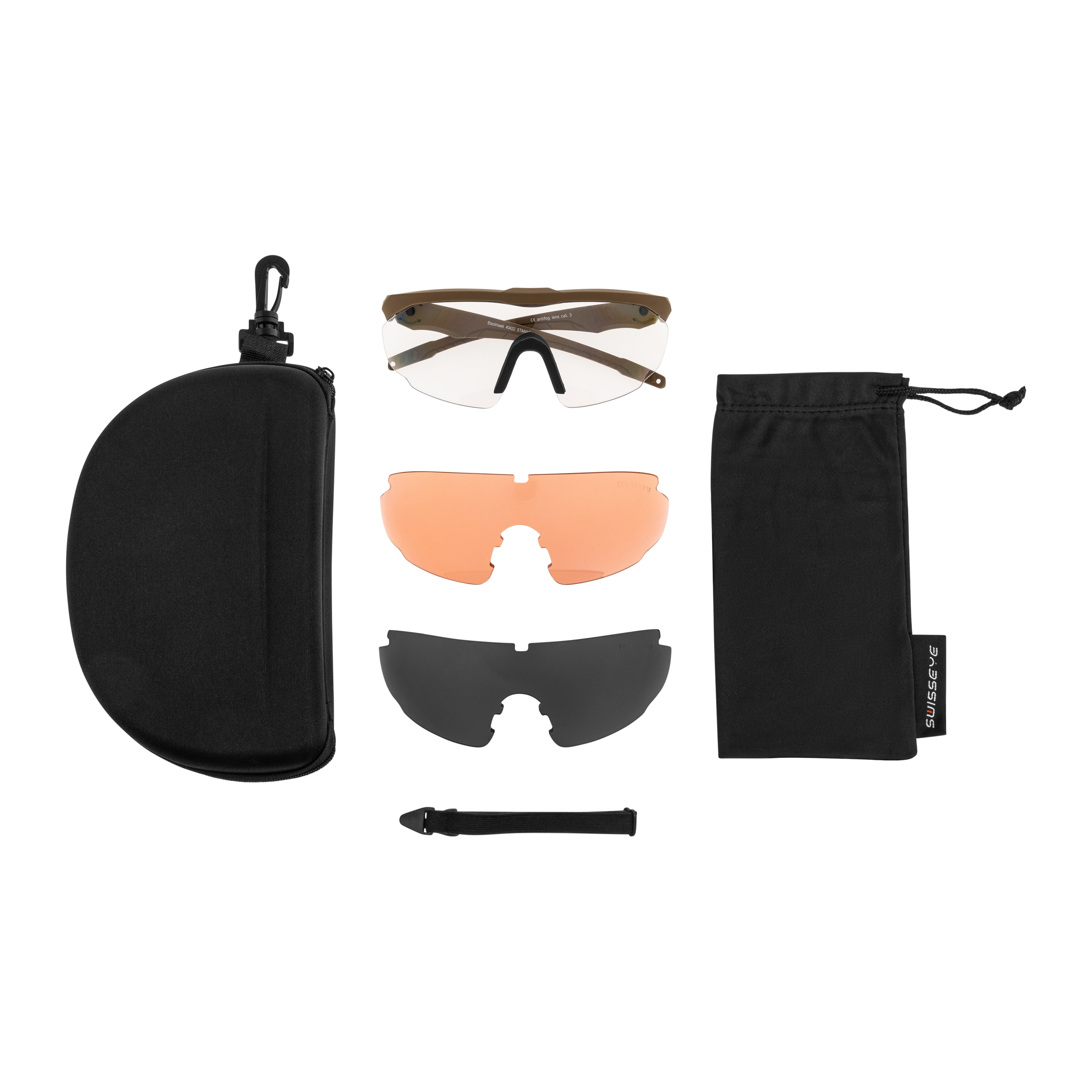 Taktické brýle SwissEye Blackhawk – Coyote