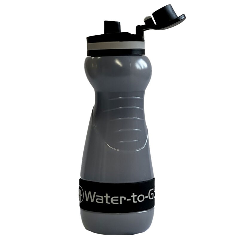 Láhev s filtrem Water-to-Go Sugarcane 550 ml - Euro Black