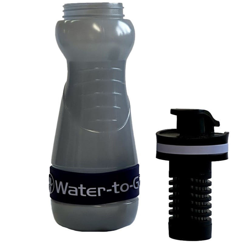Láhev s filtrem Water-to-Go Sugarcane 550 ml - Berry Blue