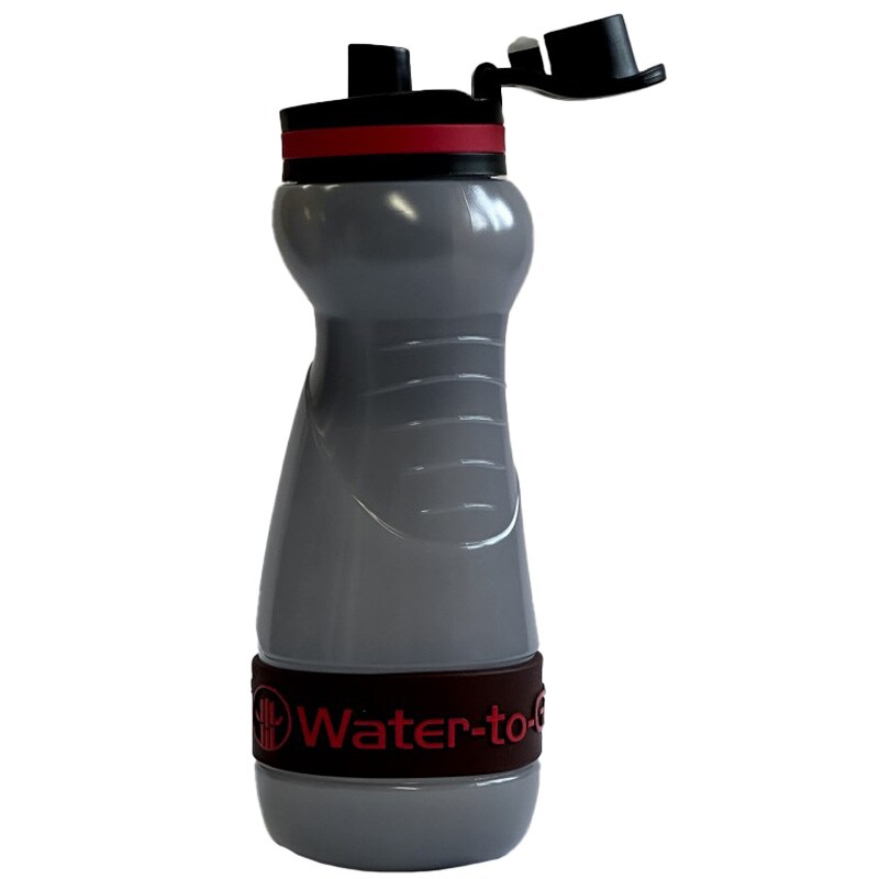 Láhev s filtrem Water-to-Go Sugarcane 550 ml - Henna Red