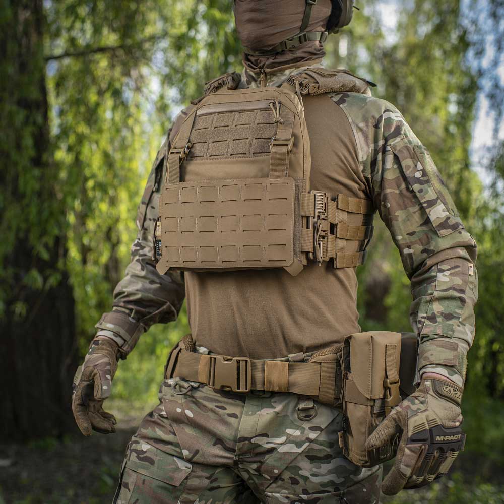 Taktická vesta typu Plate Carrier M-Tac Cuirass Fast QRS Gen. II - Coyote
