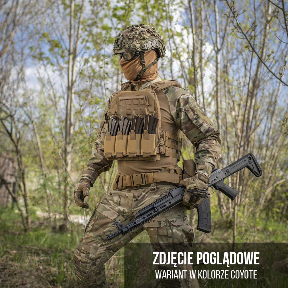 Taktická vesta typu Plate Carrier M-Tac Cuirass Fast QRS - Black - pro pláty L/XL