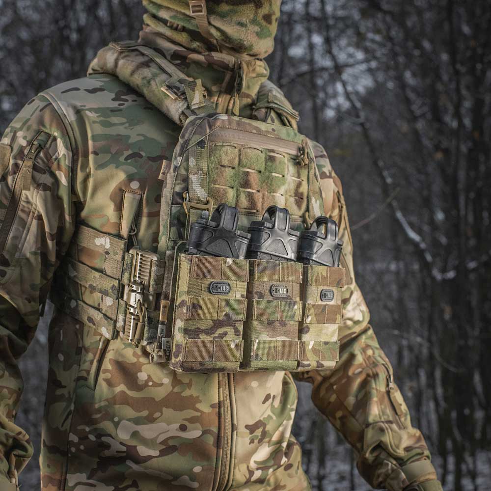 Taktická vesta typu Plate Carrier M-Tac Cuirass QRS Gen. II - MultiCam