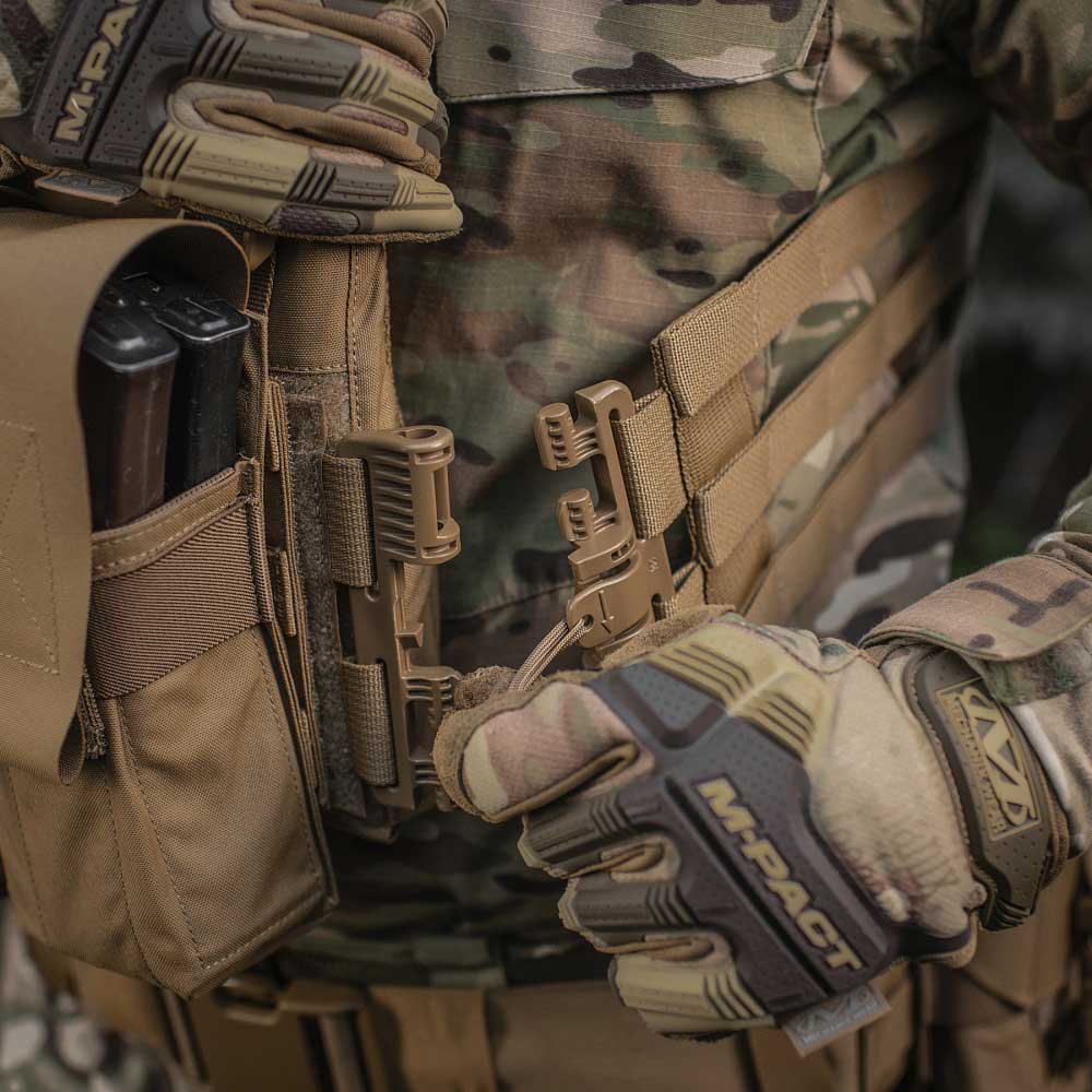 Taktická vesta typu Plate Carrier M-Tac Cuirass QRS Gen. II - Coyote
