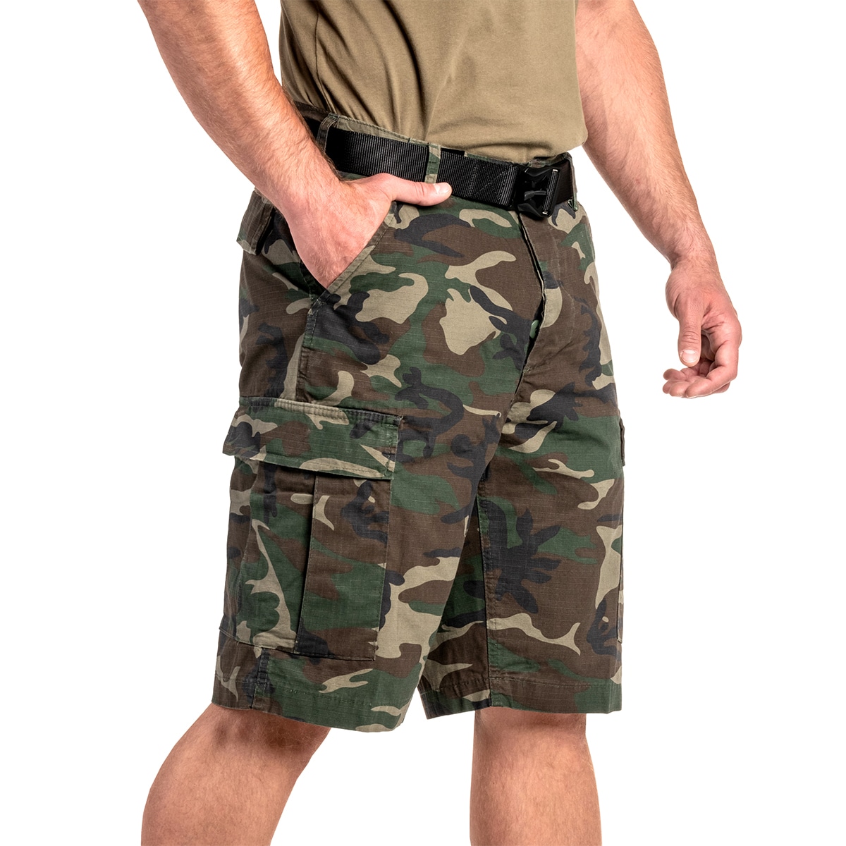 Kraťasy Brandit BDU Rip-Stop – Woodland