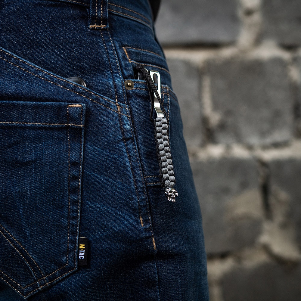 Přívěsek M-Tac Cuboid Skull - Black/Grey