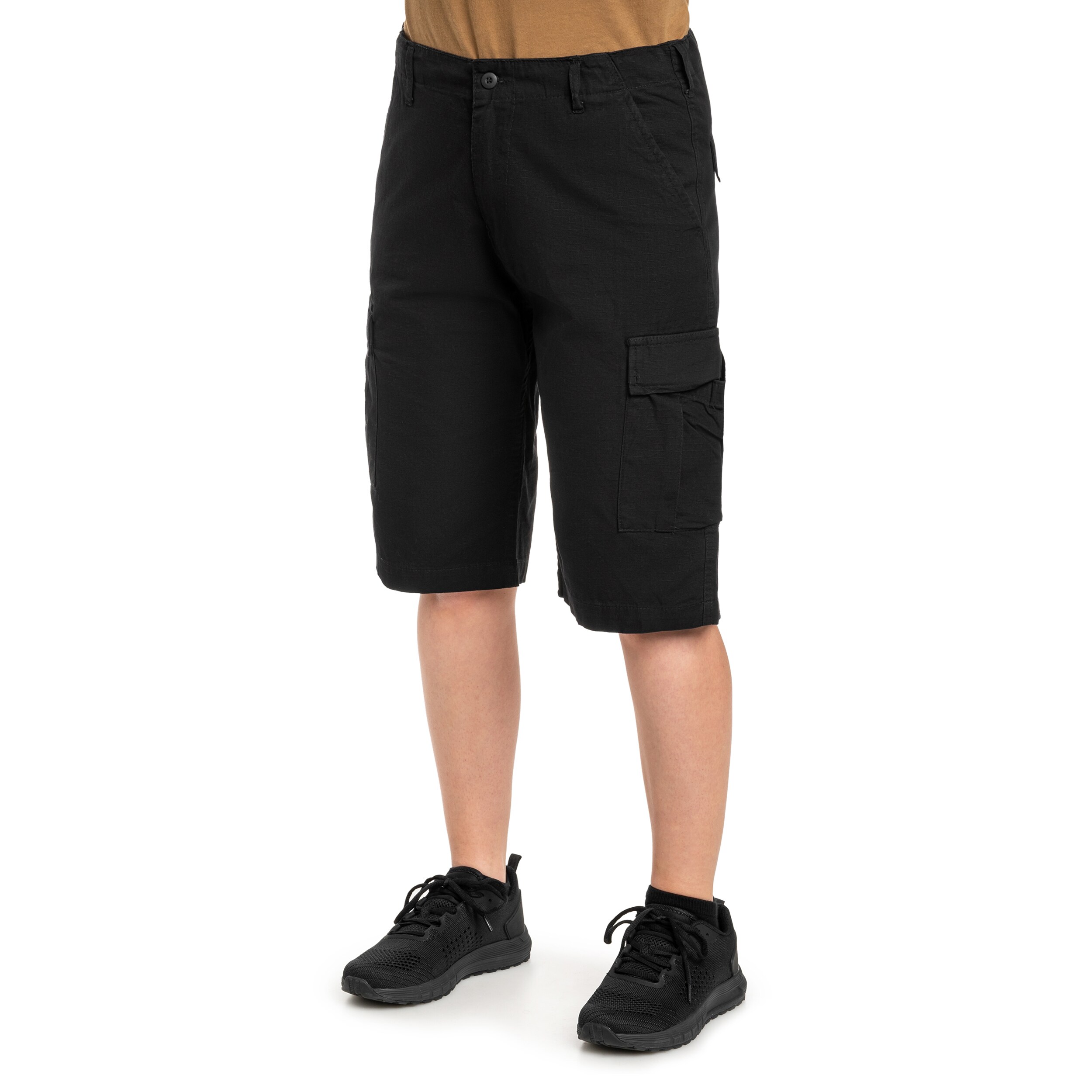 Dětské šortky Brandit BDU Rip-Stop - Black