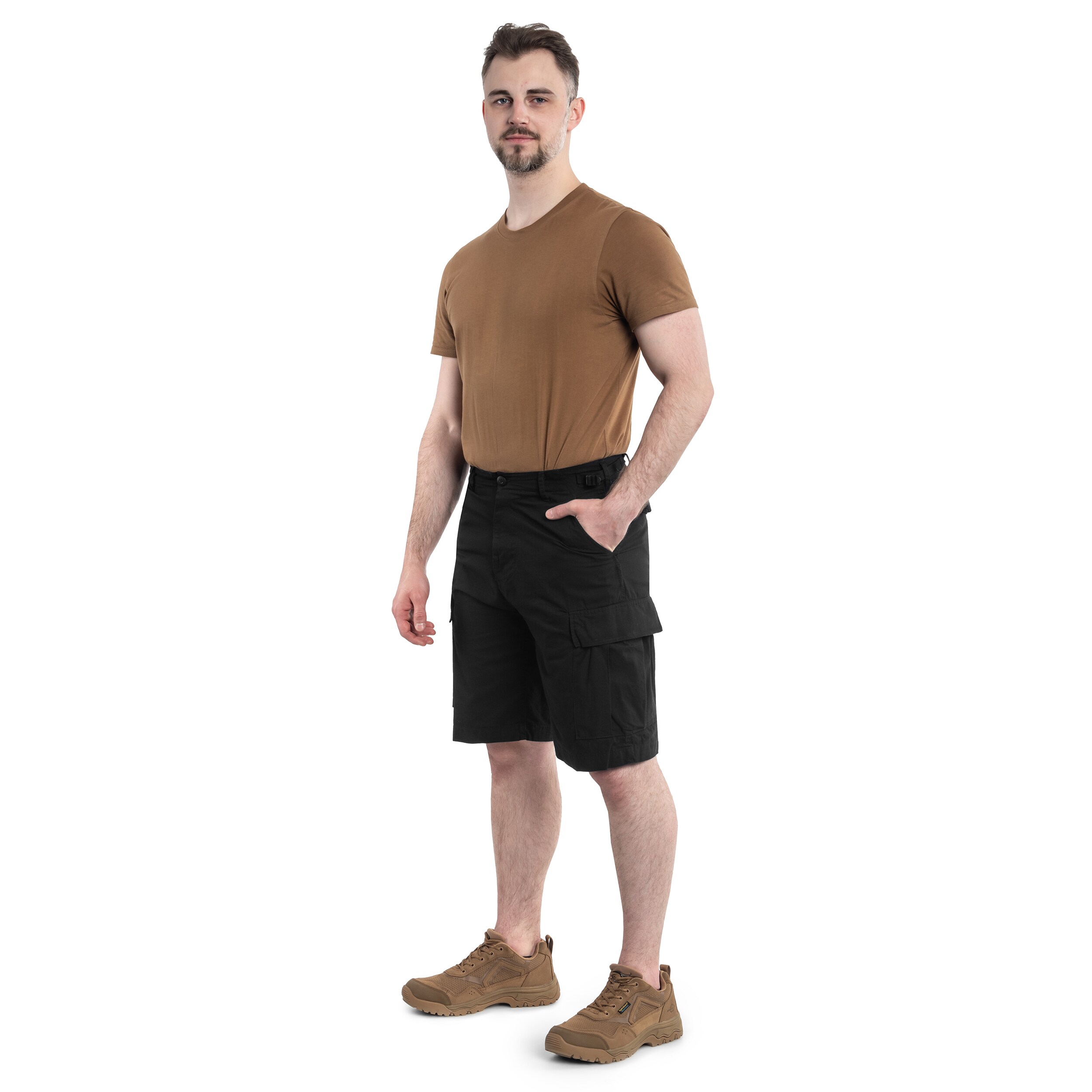 Kraťasy Brandit BDU Rip-Stop – Black