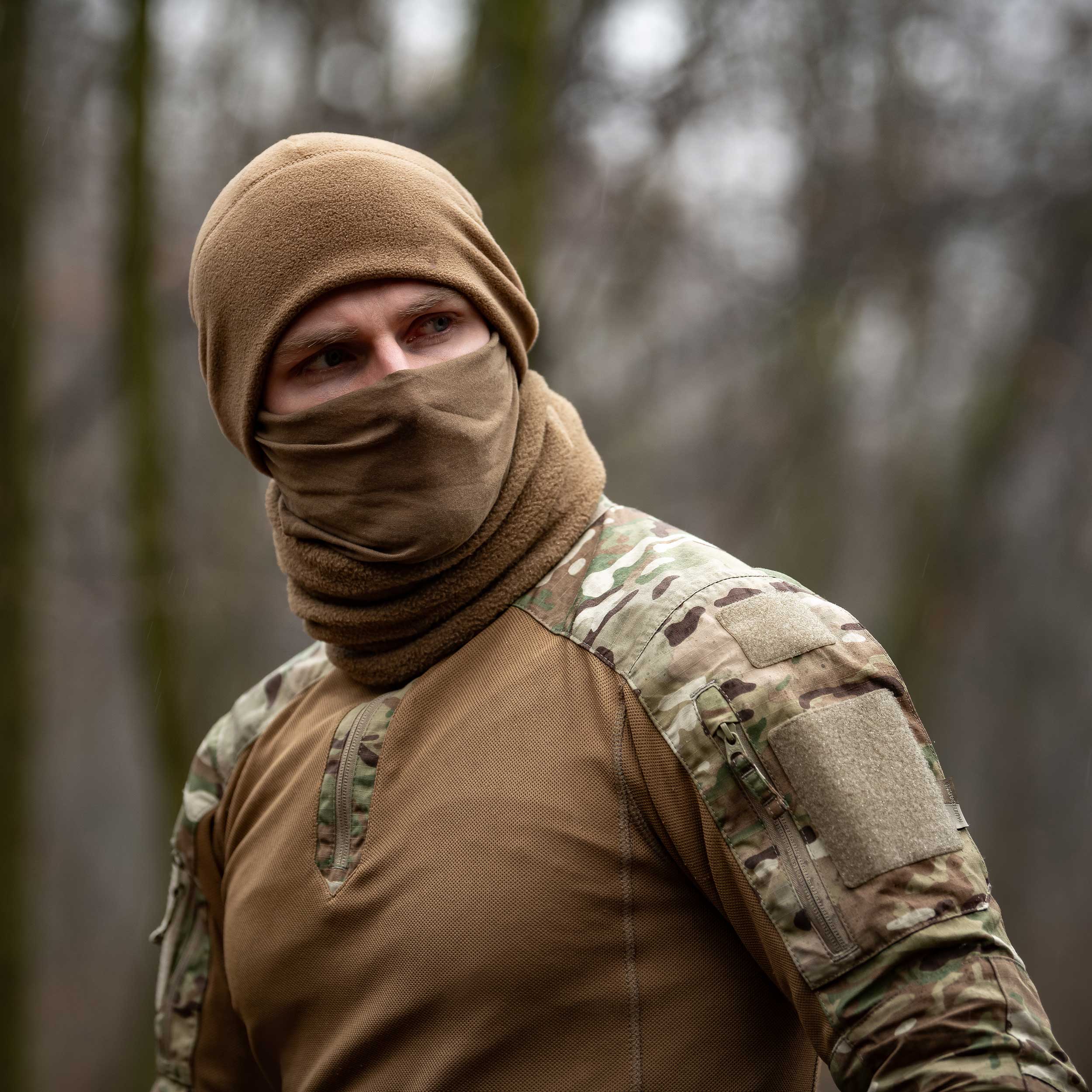 Ochranný šátek Pentagon Winter Neck - Coyote