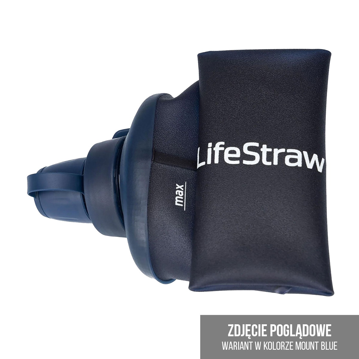 Skládací láhev s filtrem LifeStraw Peak Squeeze 650 ml - Dark Gray