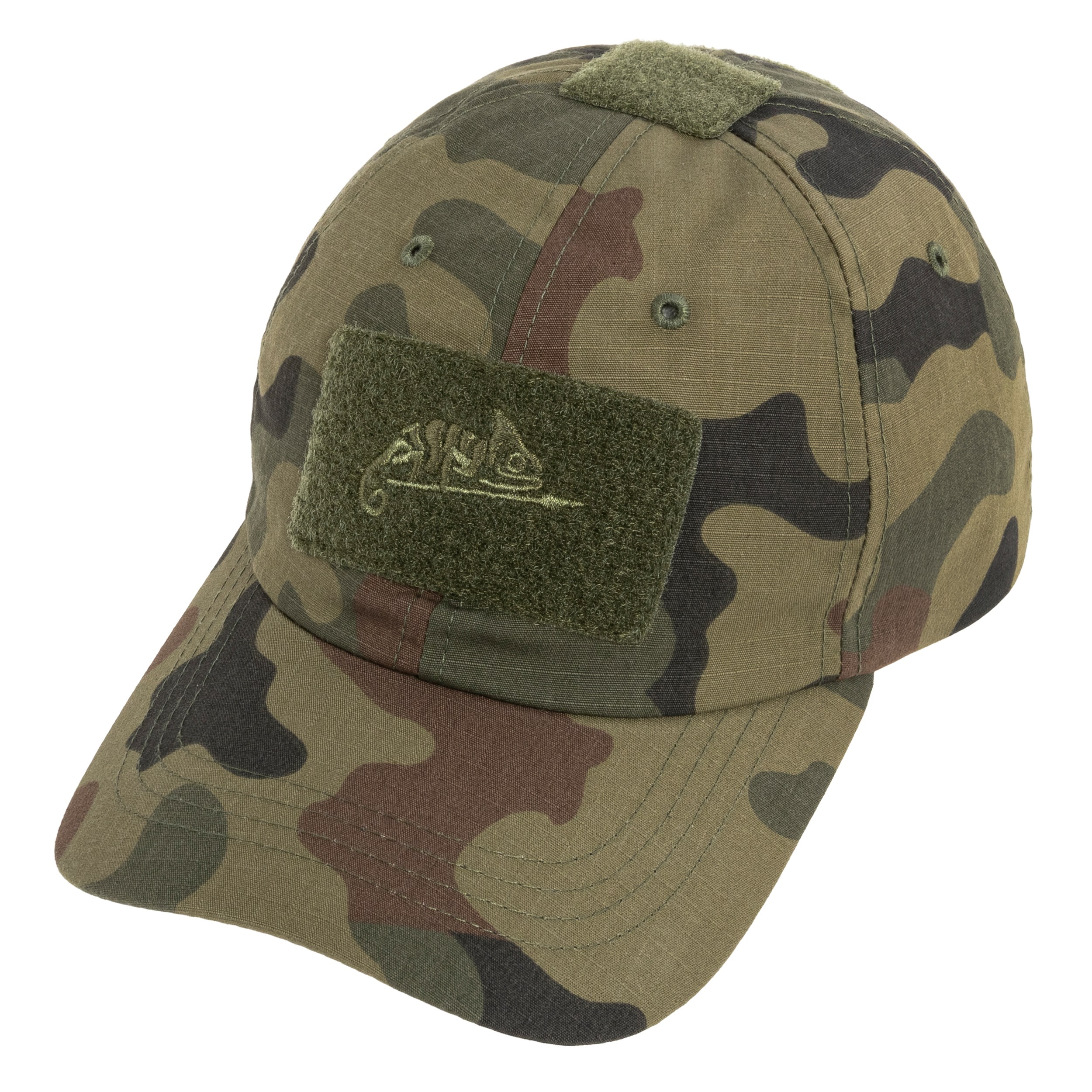 Kšiltovka plus velcro Helikon-Tex PolyCotton Rip-Stop - wz. 93 Pantera PL Woodland