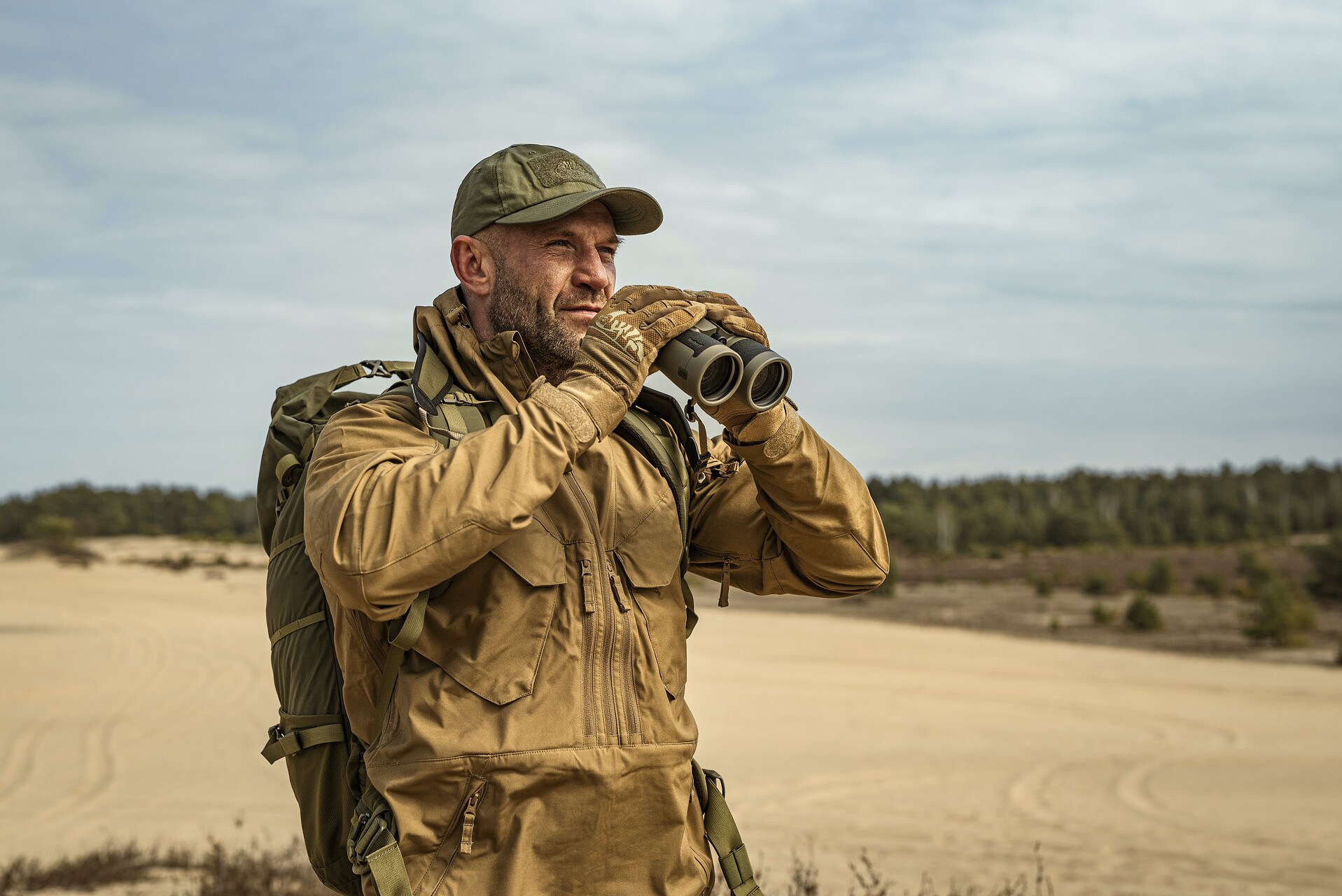 Kšiltovka plus velcro Helikon-Tex PolyCotton Rip-Stop - Olive Green