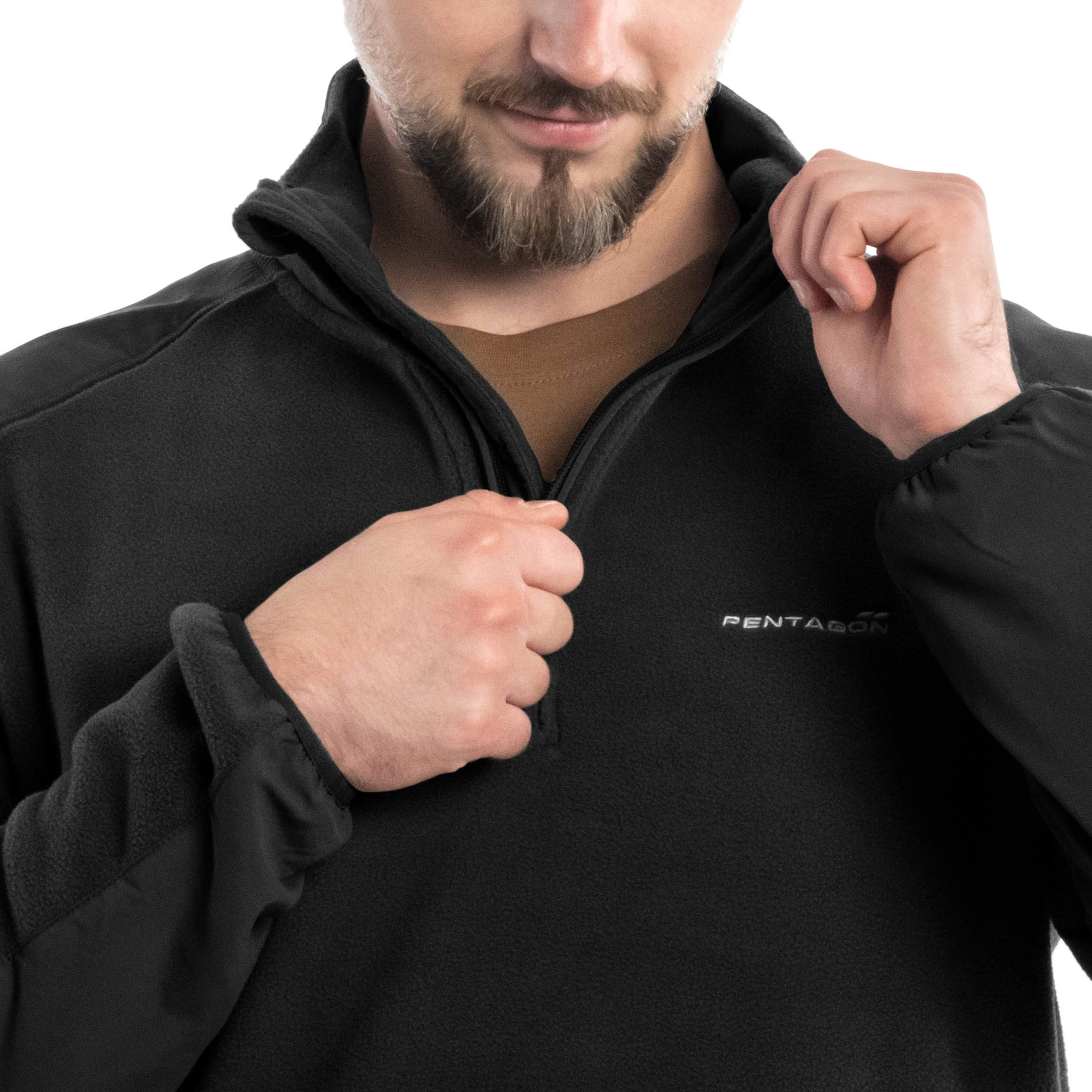 Fleesová mikina Pentagon Kedros 2.0 – Black