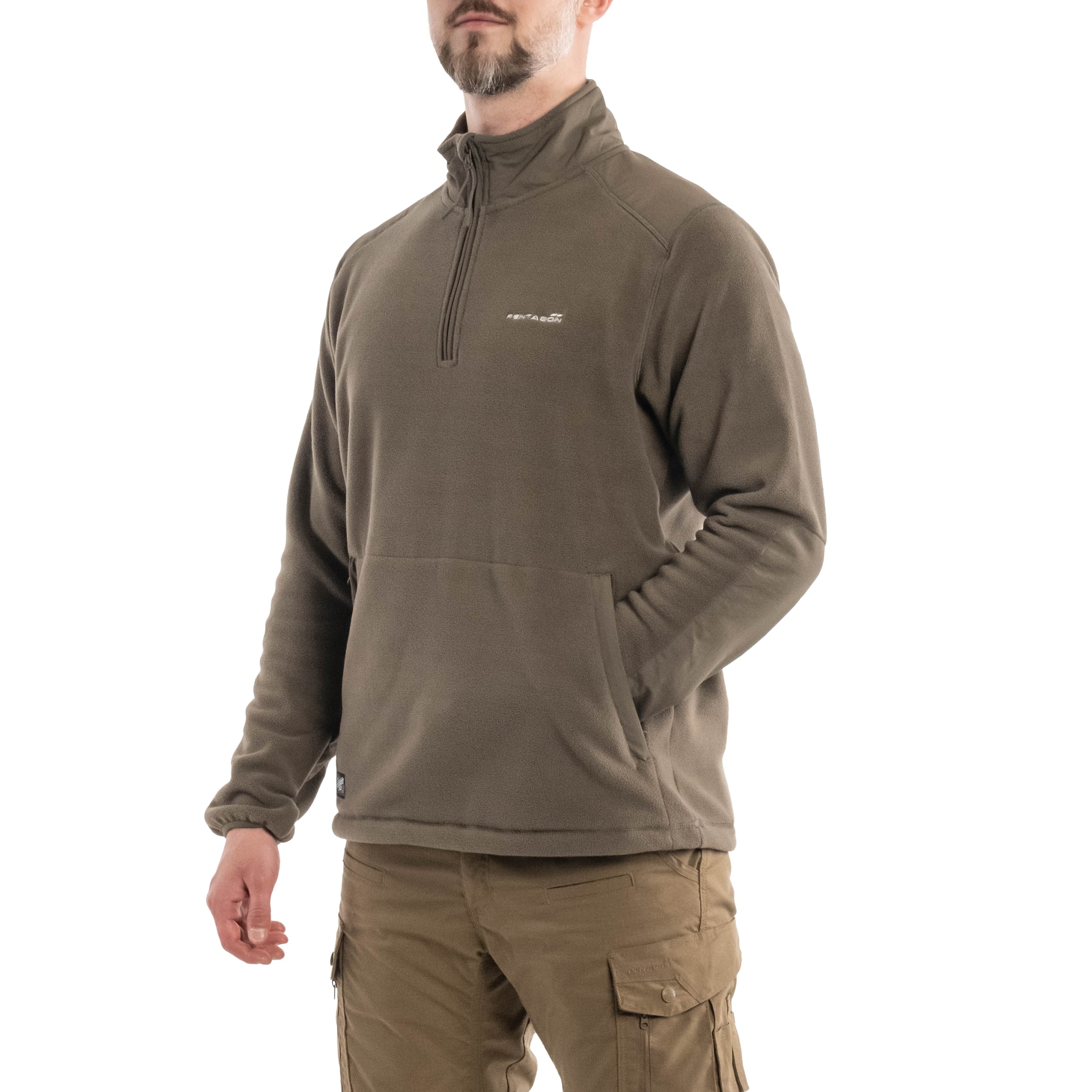 Fleesová mikina Pentagon Kedros 2.0 – RAL 7013