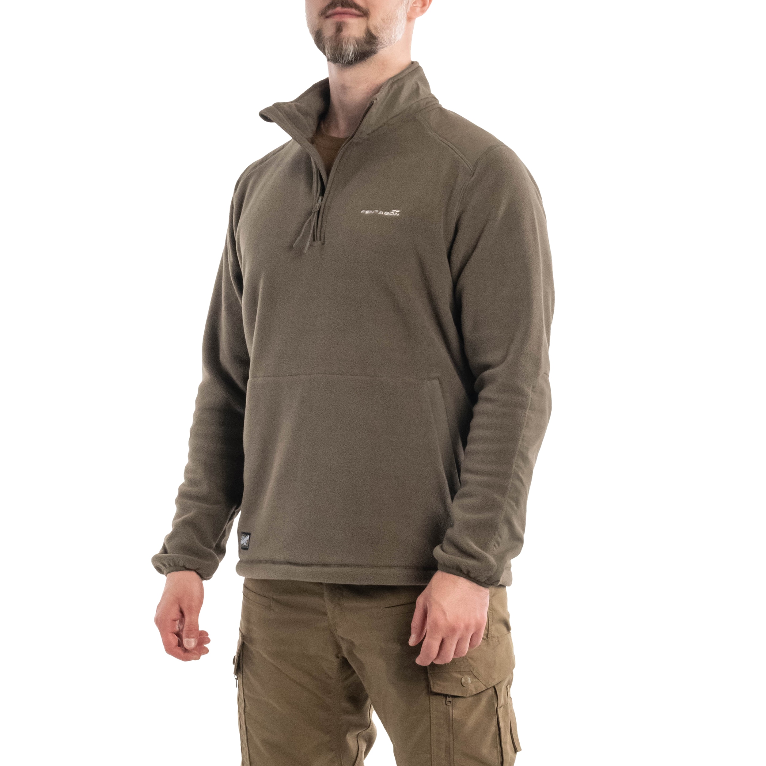 Fleesová mikina Pentagon Kedros 2.0 – RAL 7013