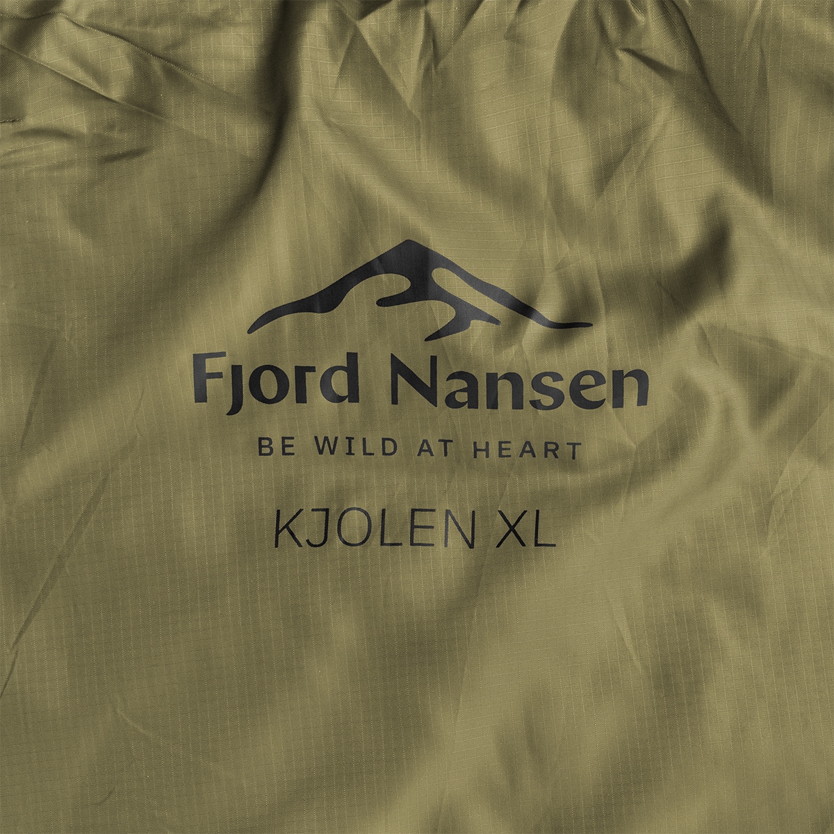 Spací pytel Fjord Nansen Kjolen XL 1400 g Olive Drab - levý