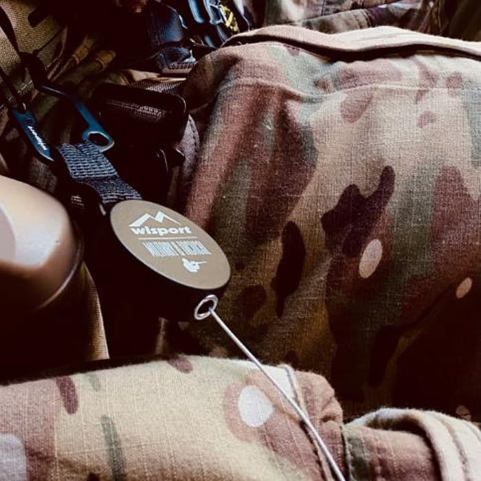 Karabina Wisport s retraktorem keyback - Large