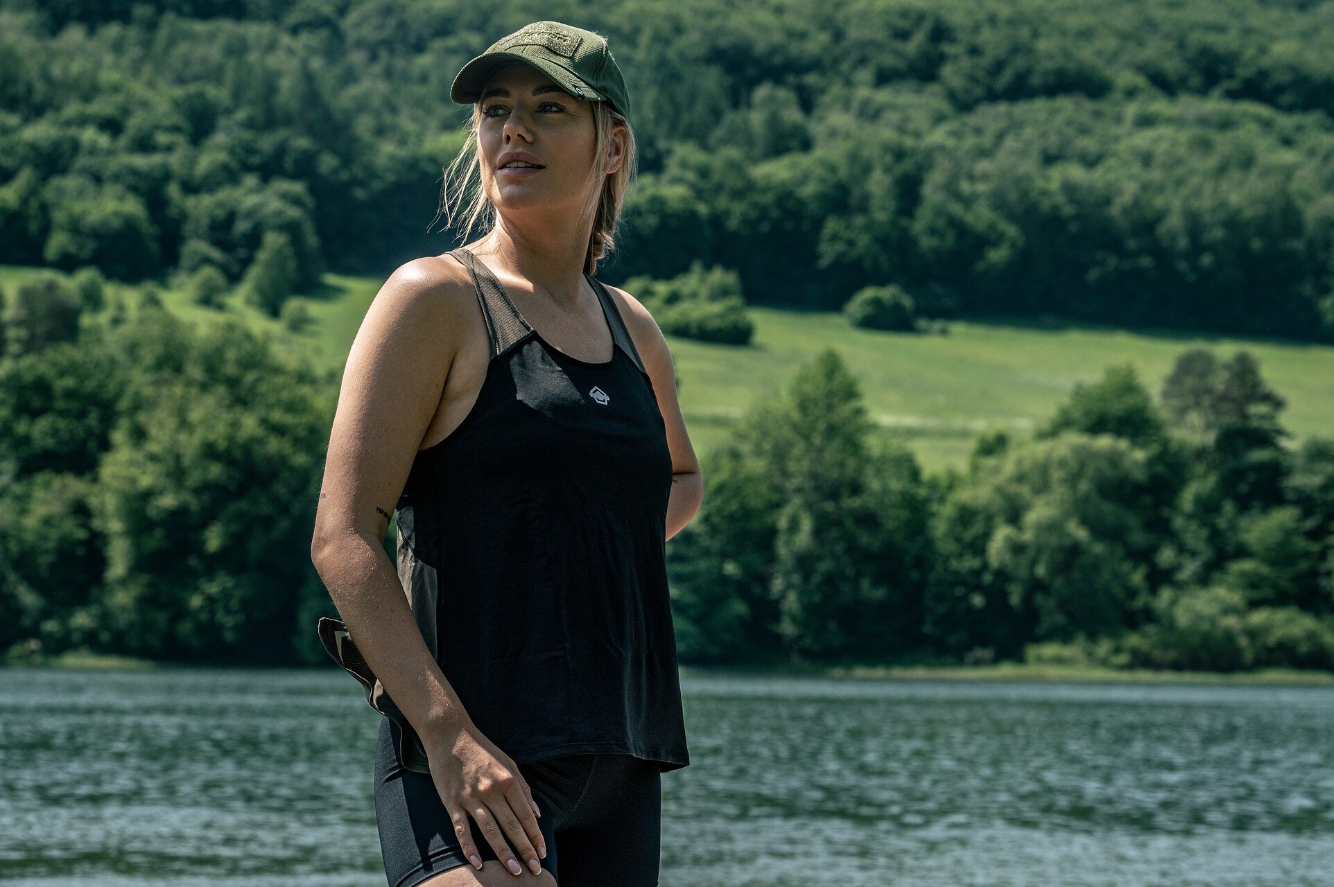 Dámské tričko Tank Top Pentagon Aria - RAL 7013/MIX