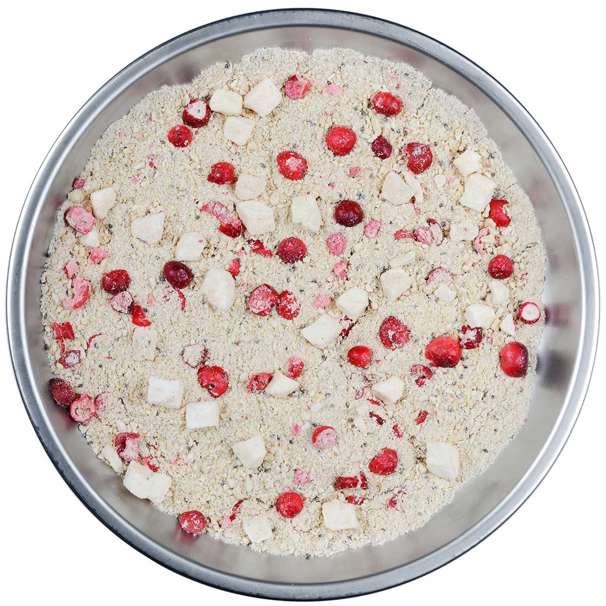 Lyofilizované jídlo LYOFOOD Eko Ovesná kaše s jablkem, brusinkami, skořicí a chia semínky 70 g/338 kcal