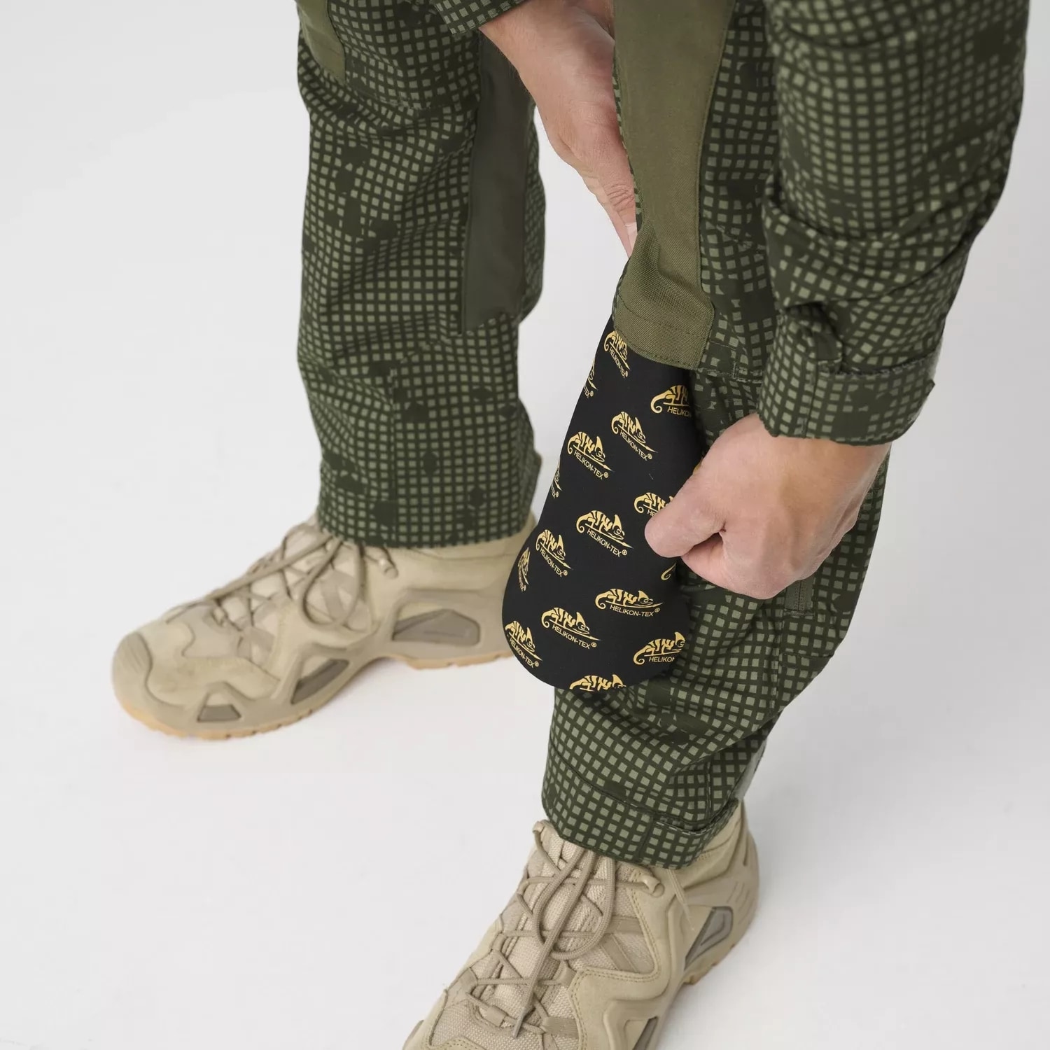 Kalhoty Helikon-Tex MCDU Polycotton Stretch Rip-Stop – Desert Night Camo / Olive Green