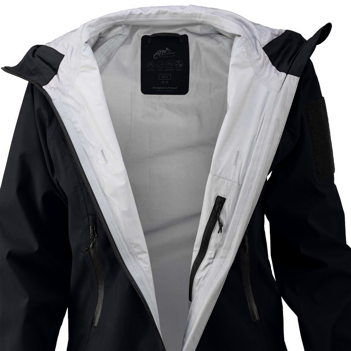 Dámská bunda Helikon-Tex Squall Hardshell - Black