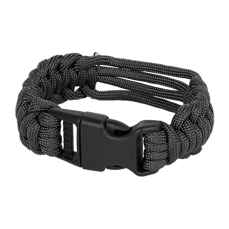 Náramek Paracord Mil-Tec k hodinkám – černý