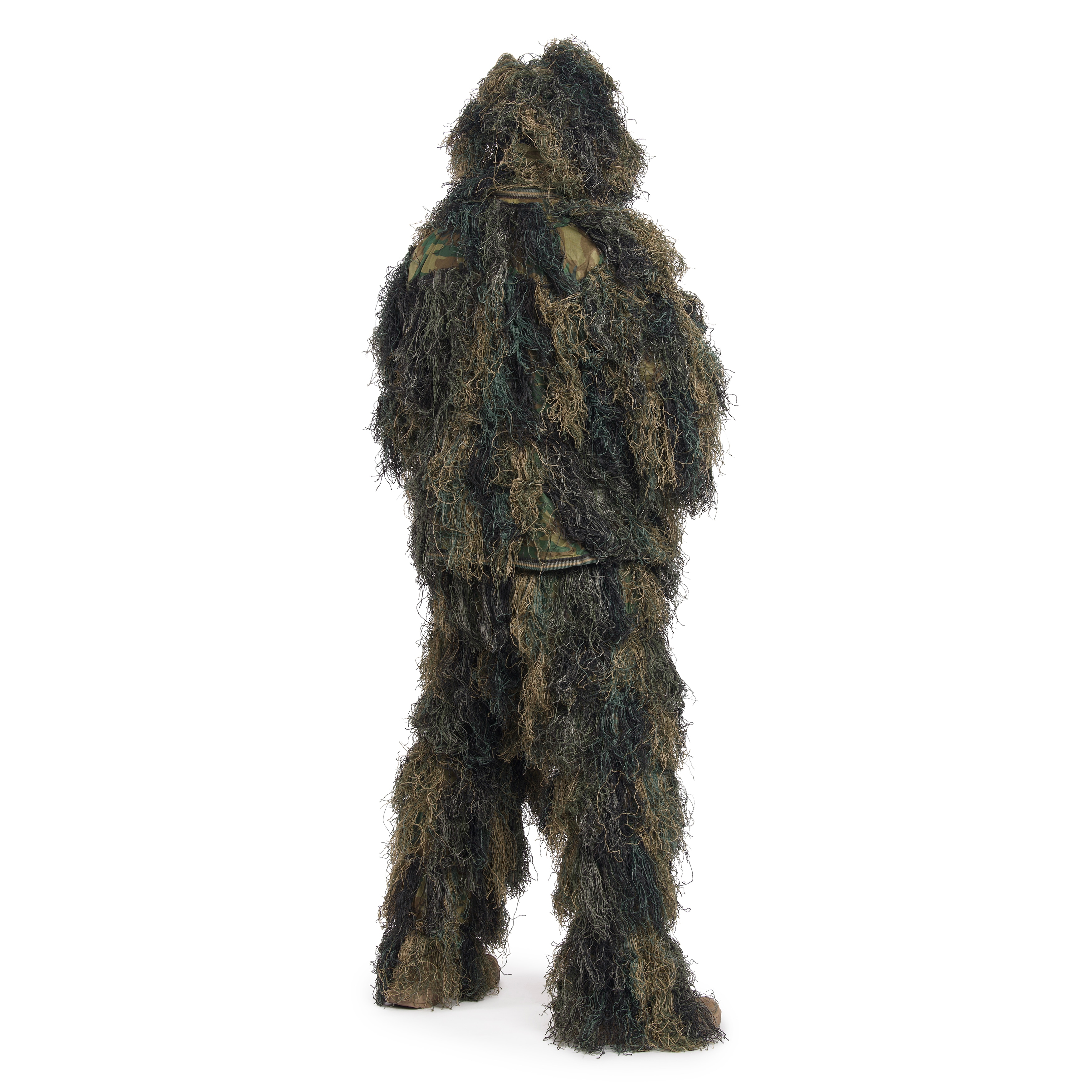 Maskovací oblek Mil-Tec Ghillie Suit „Anti Fire“ – Woodland