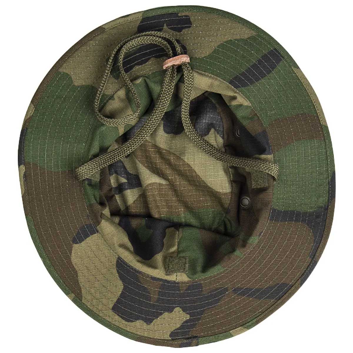 Klobouk Mil-Tec British R/S Boonie with Neck Flap - Woodland
