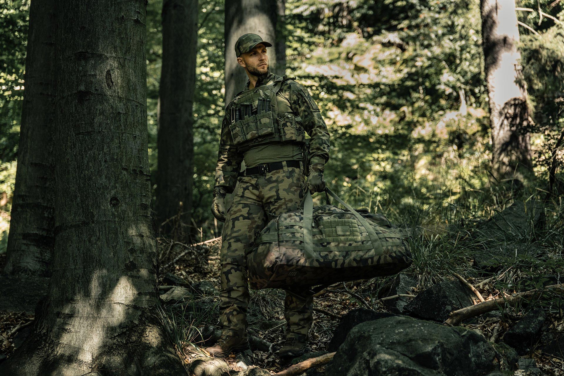 Taktická vesta Mil-Tec Plate Carrier Gen. 2 Olive