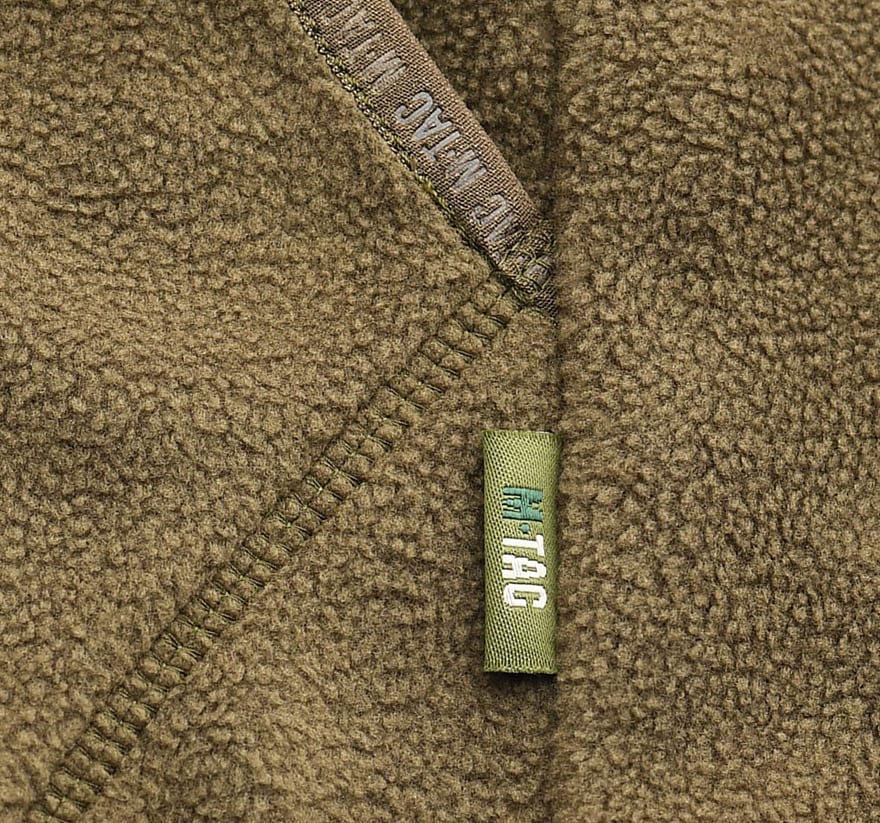 Fleesová mikina M-Tac Lite Microfleece Hoodie – Dark Olive