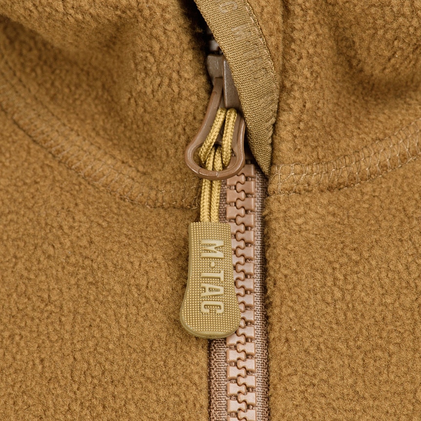 Fleesová mikina M-Tac Lite Microfleece Hoodie – Coyote Brown