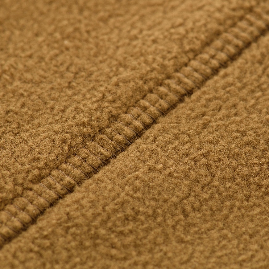 Fleesová mikina M-Tac Lite Microfleece Hoodie – Coyote Brown