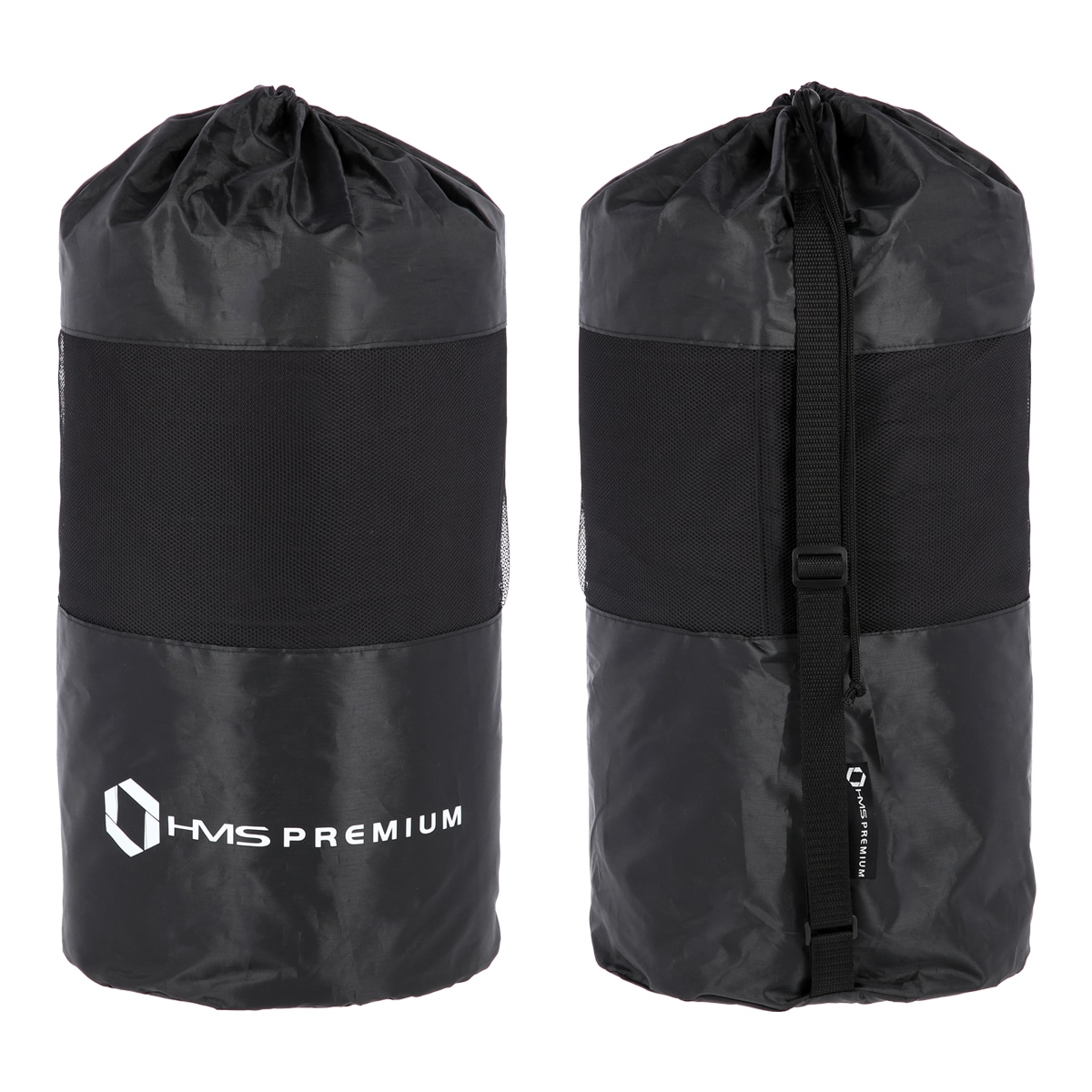 Podložka s polštářem pro akupresuru HMS Premium AKM04 - černá/žlutá