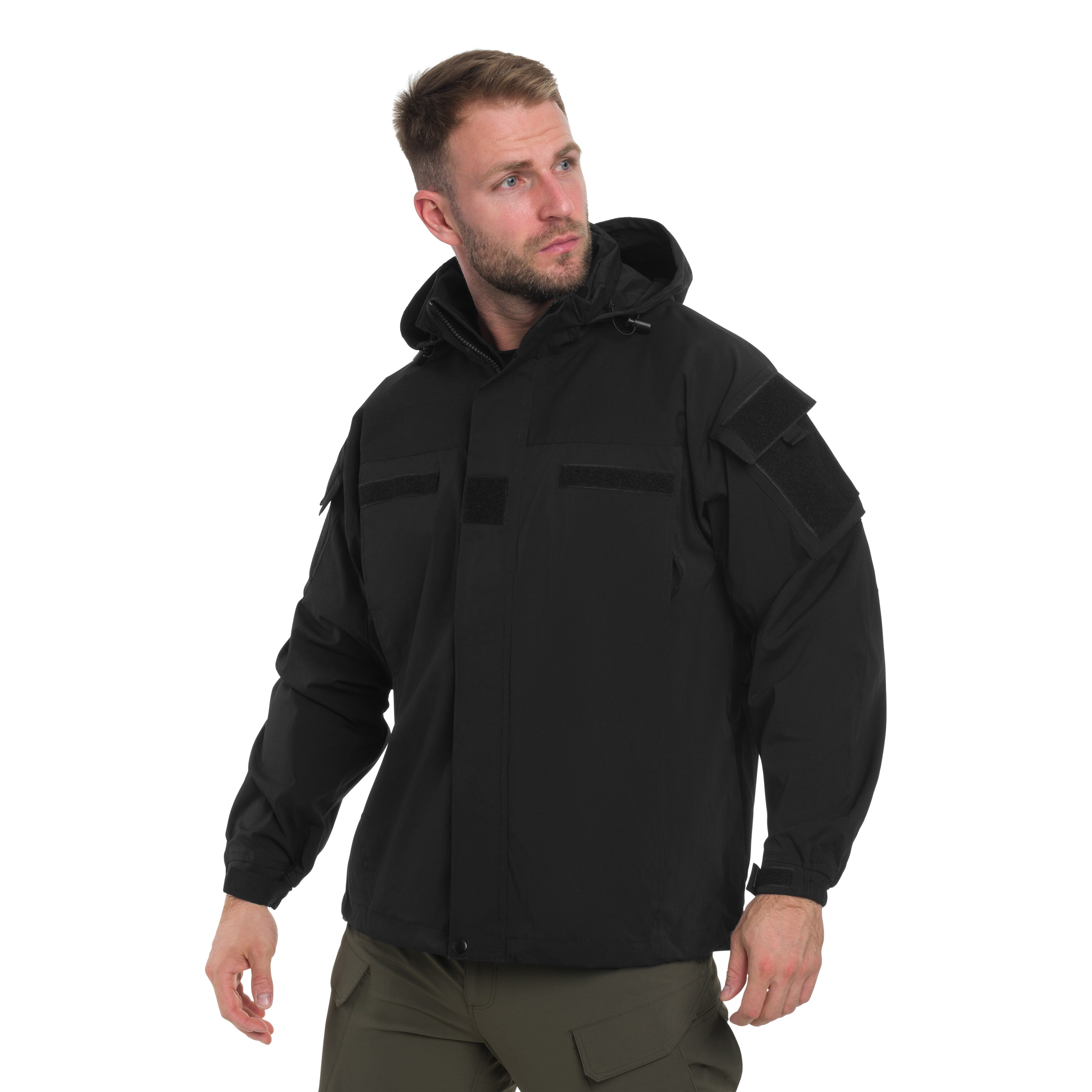 Bunda MFH US Softshell Level 5 - Black