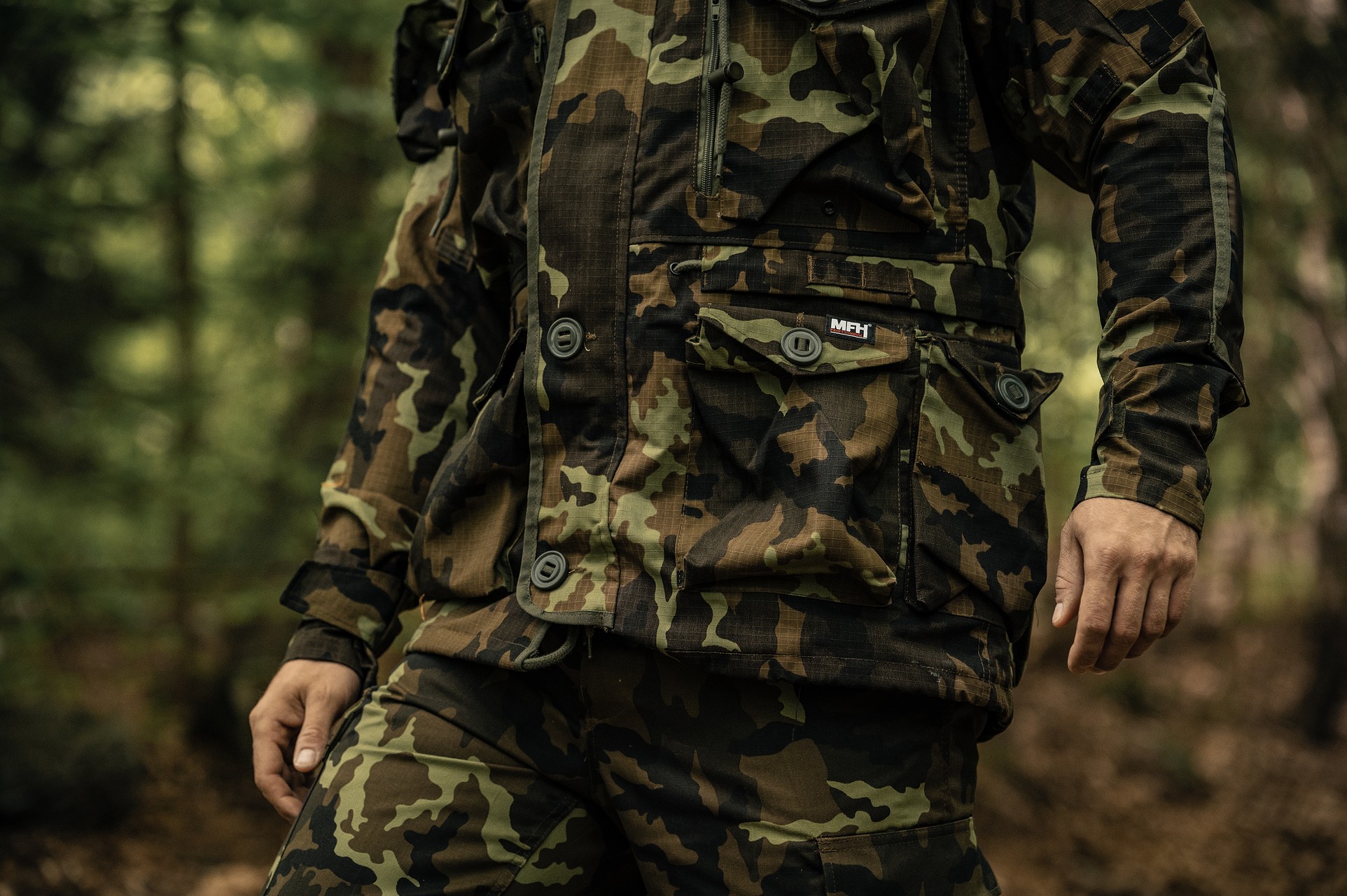 Bunda MFH Commando Smock RipStop - M95 CZ Camo