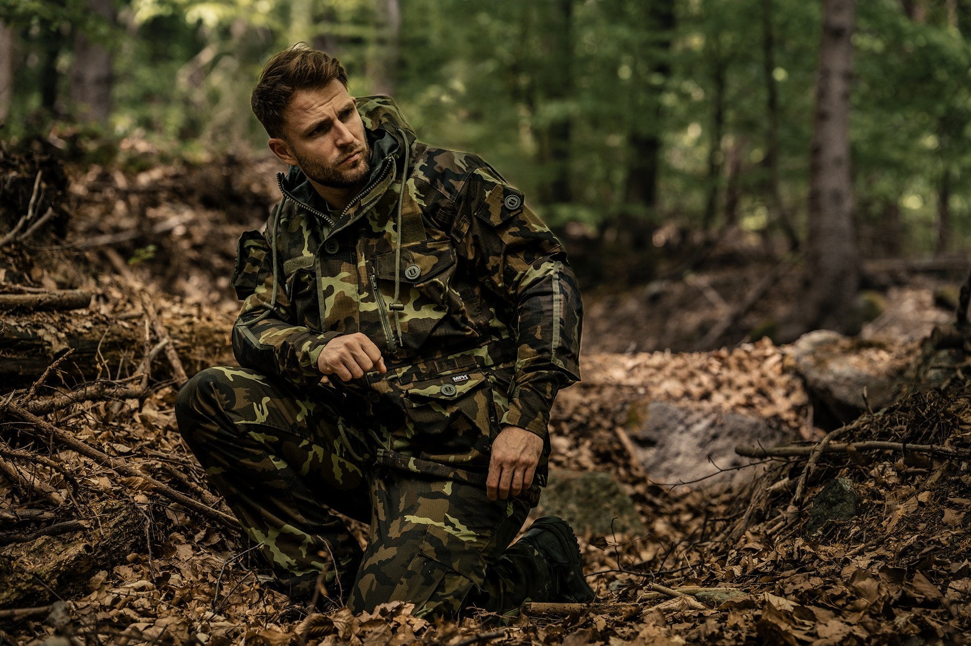 Bunda MFH Commando Smock RipStop - M95 CZ Camo