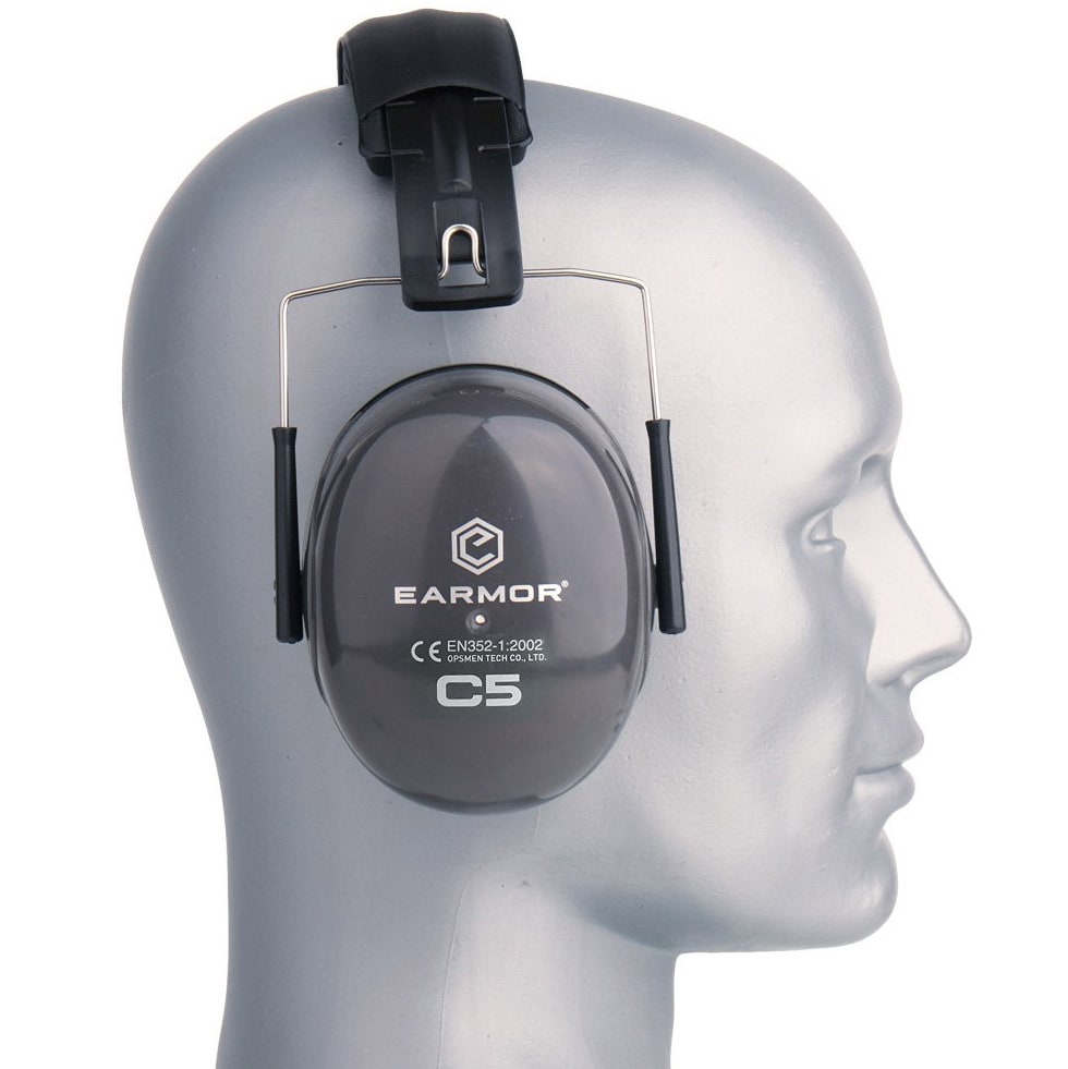 Pasivní chrániče sluchu Earmor C5 - Gray